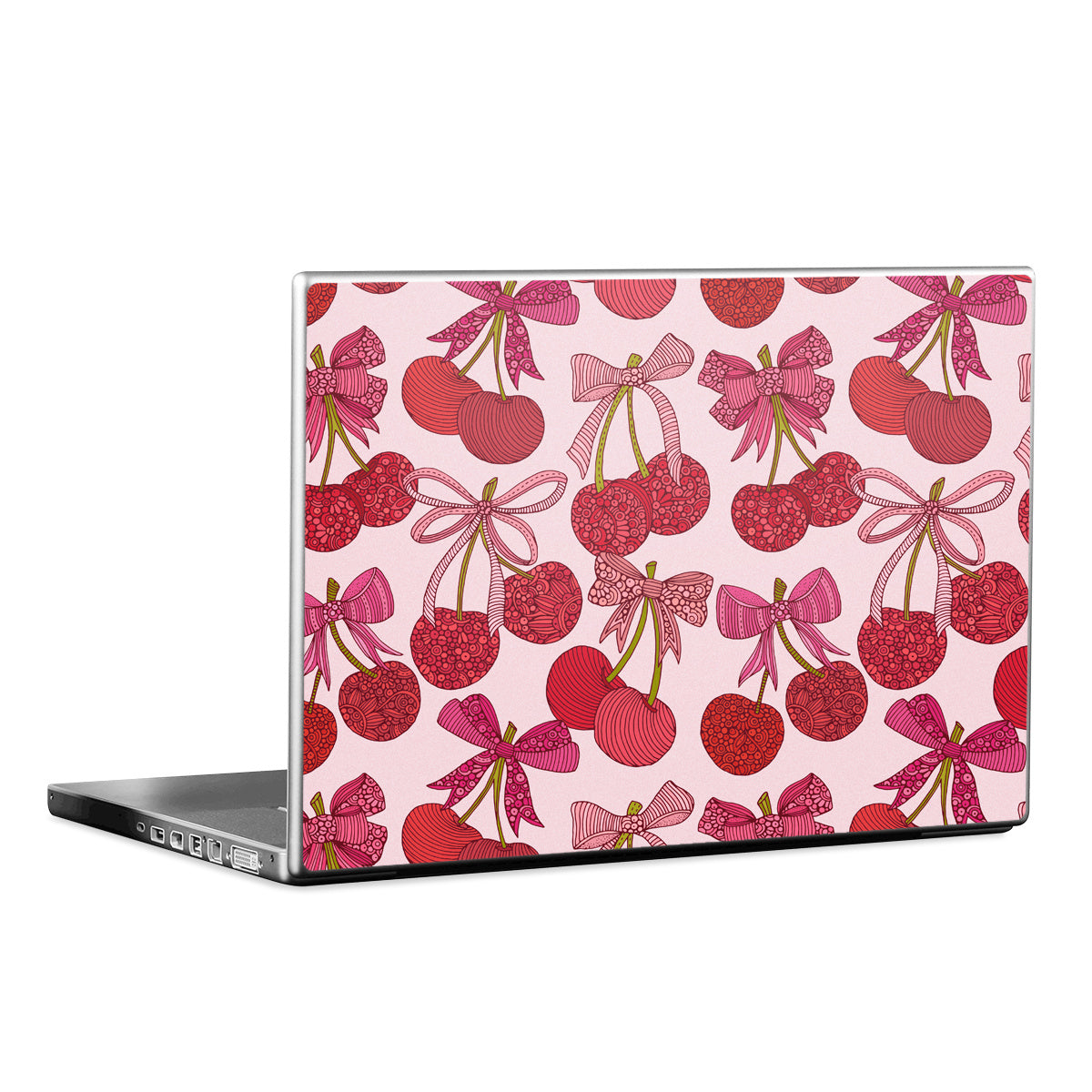 Cherry with Bows - Laptop Lid Skin