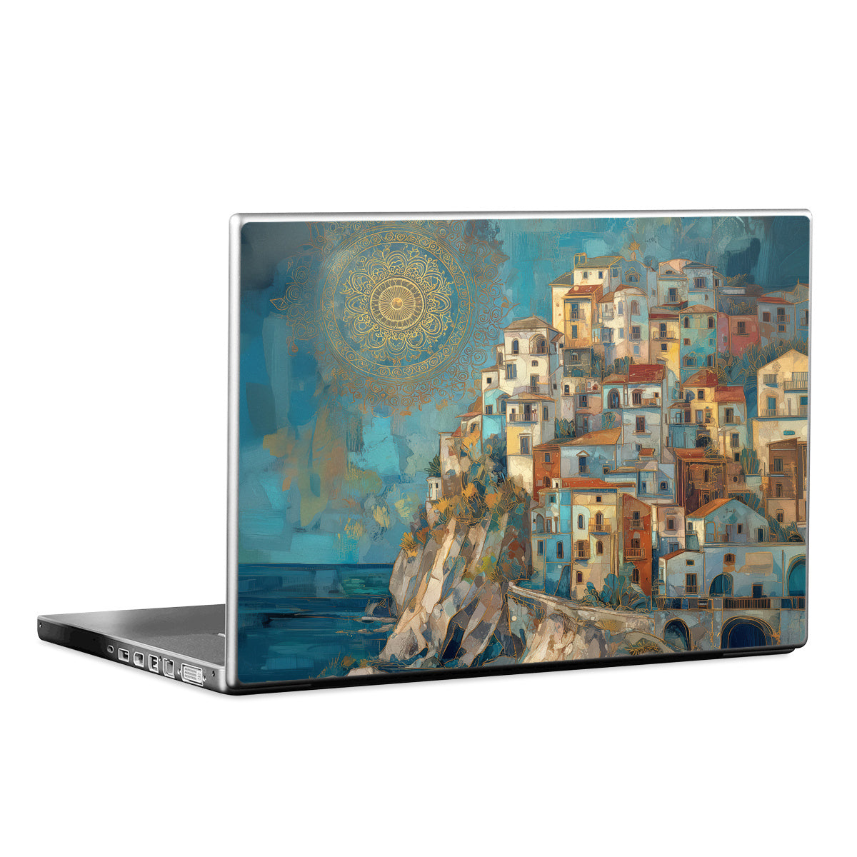 Coastal Town - Laptop Lid Skin