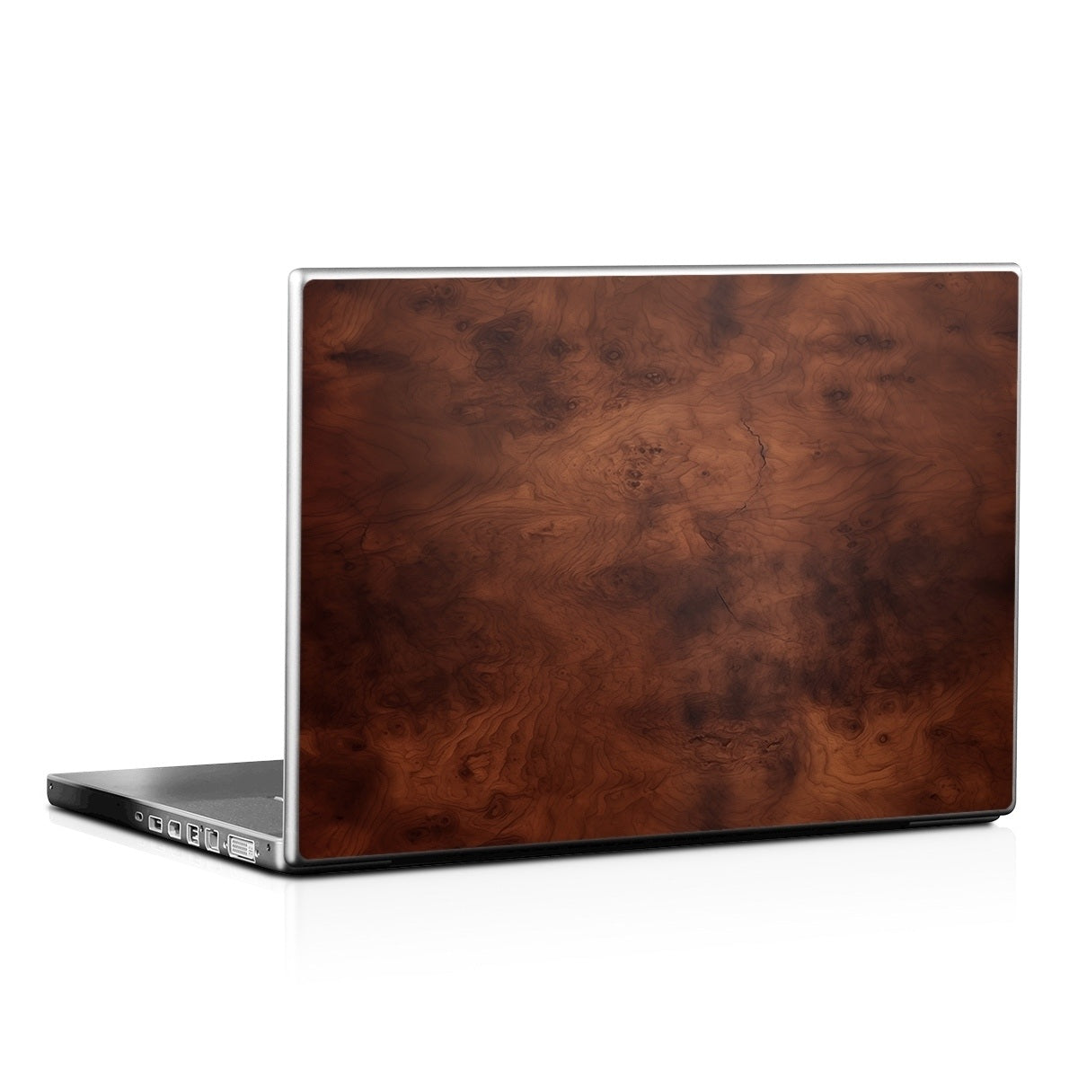 Dark Burlwood - Laptop Lid Skin