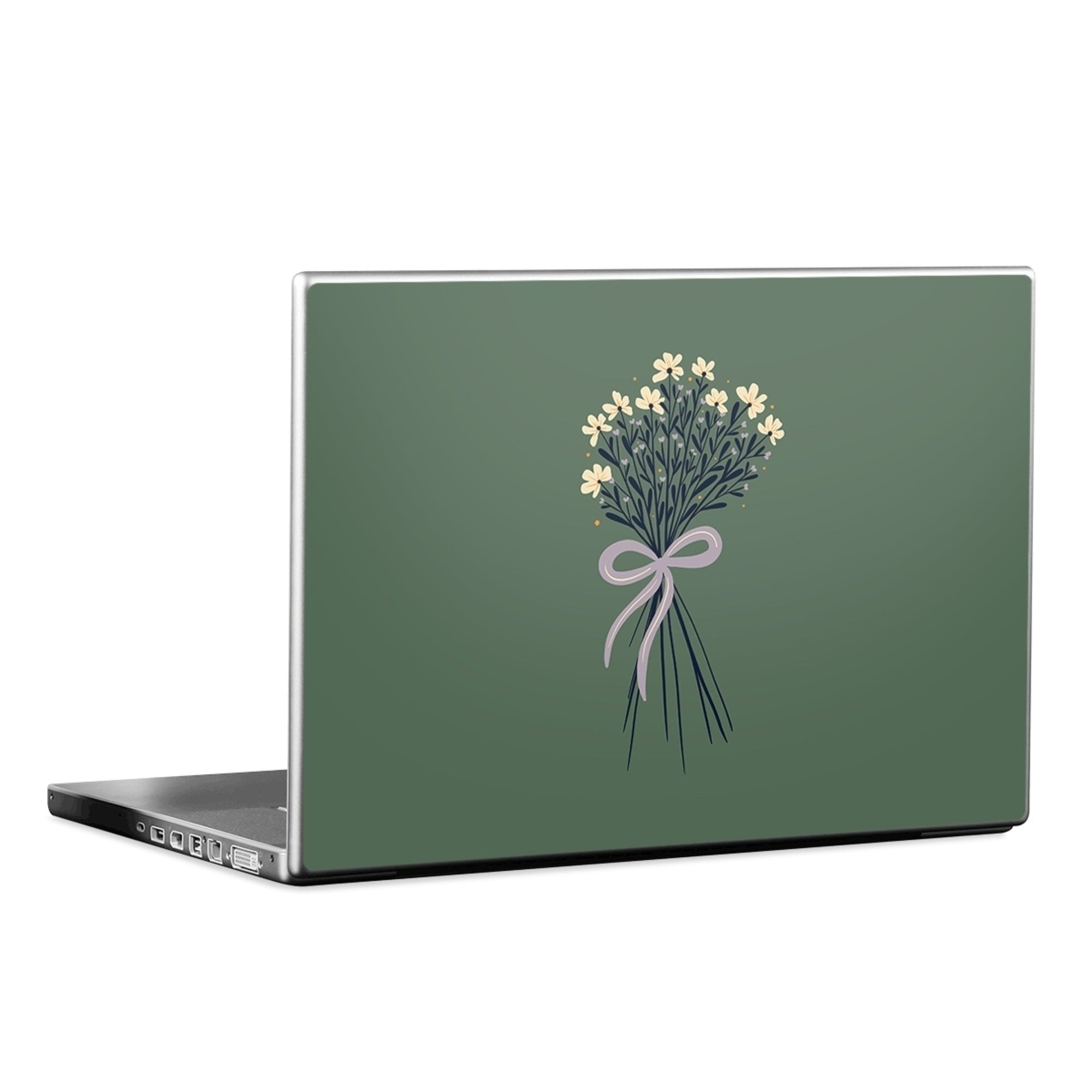 Floral Bouquet Bow - Laptop Lid Skin