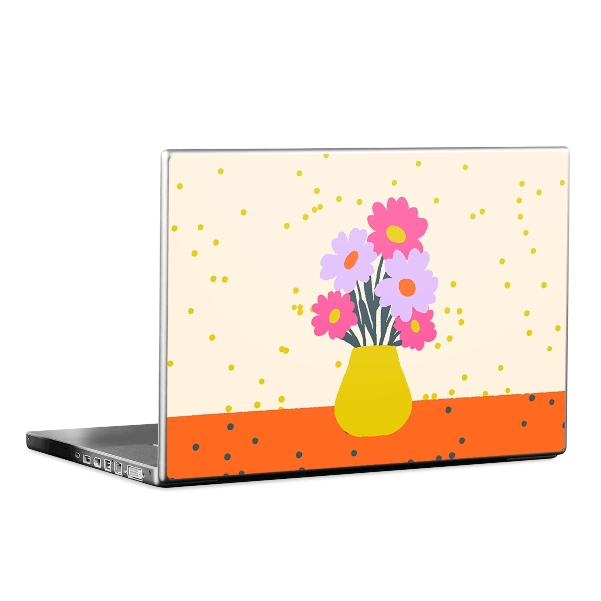Flowers In A Vase - Laptop Lid Skin