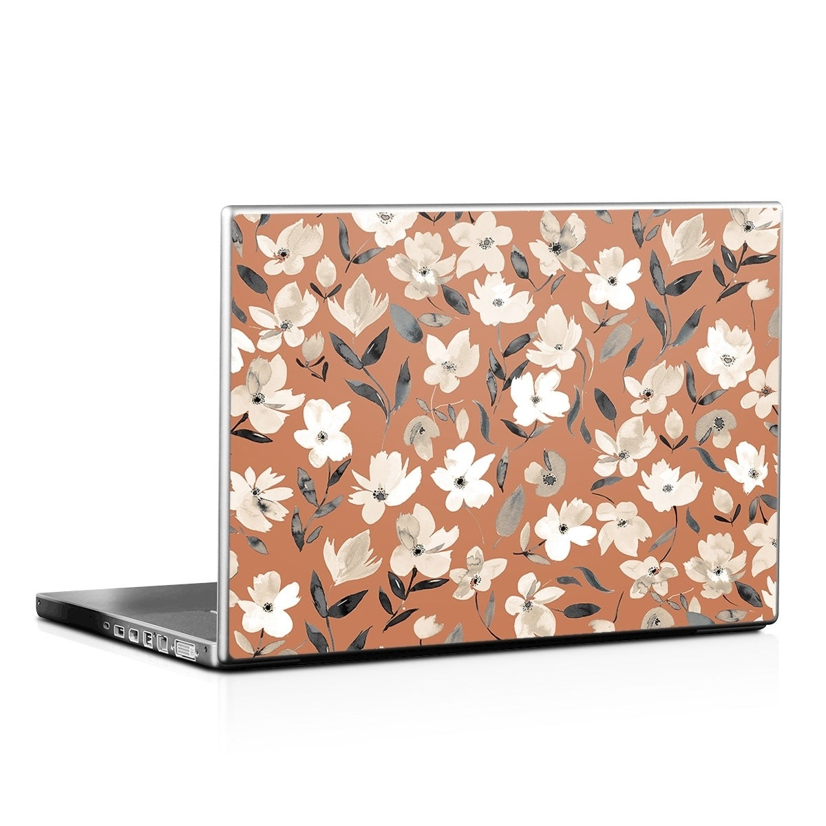 Fresh Flowers Copper - Laptop Lid Skin