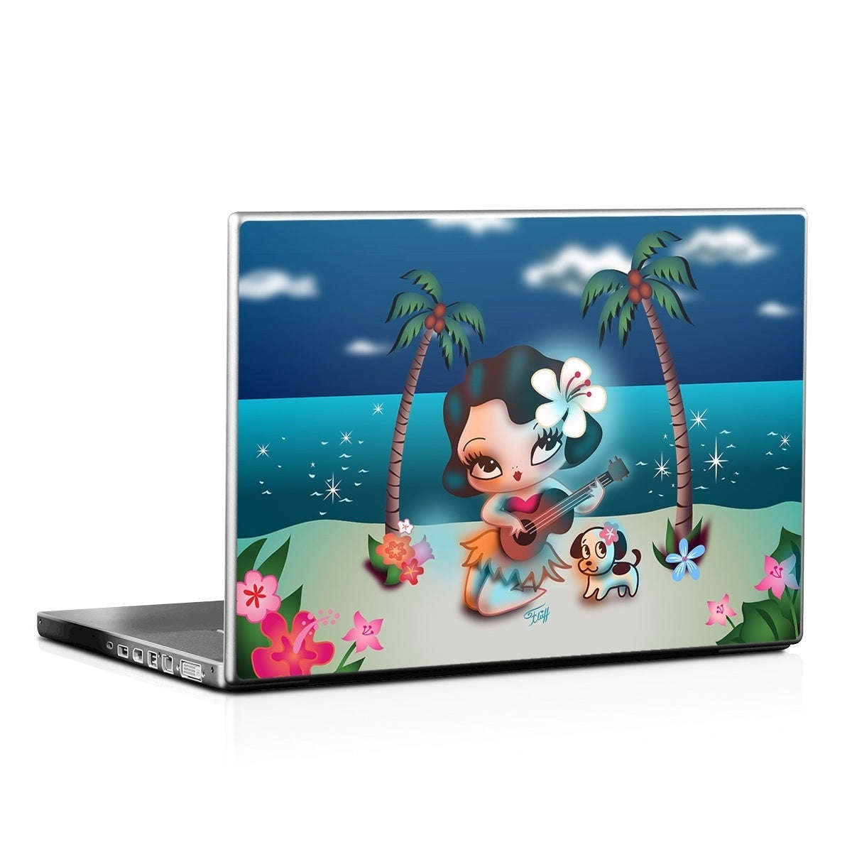 Hula Night - Laptop Lid Skin