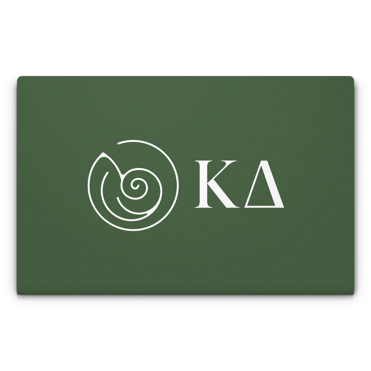 Kappa Delta Greek Letters Dark Olive - Laptop Lid Skin