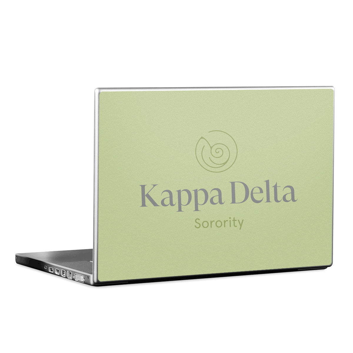 Kappa Delta Primary Logo Light Olive - Laptop Lid Skin