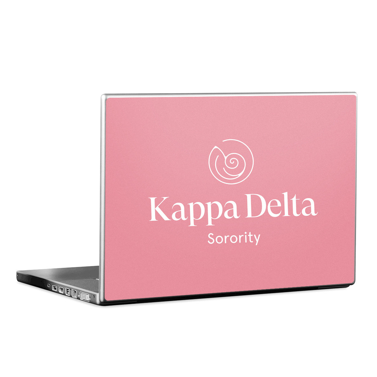 Kappa Delta Primary Logo Active Pink - Laptop Lid Skin
