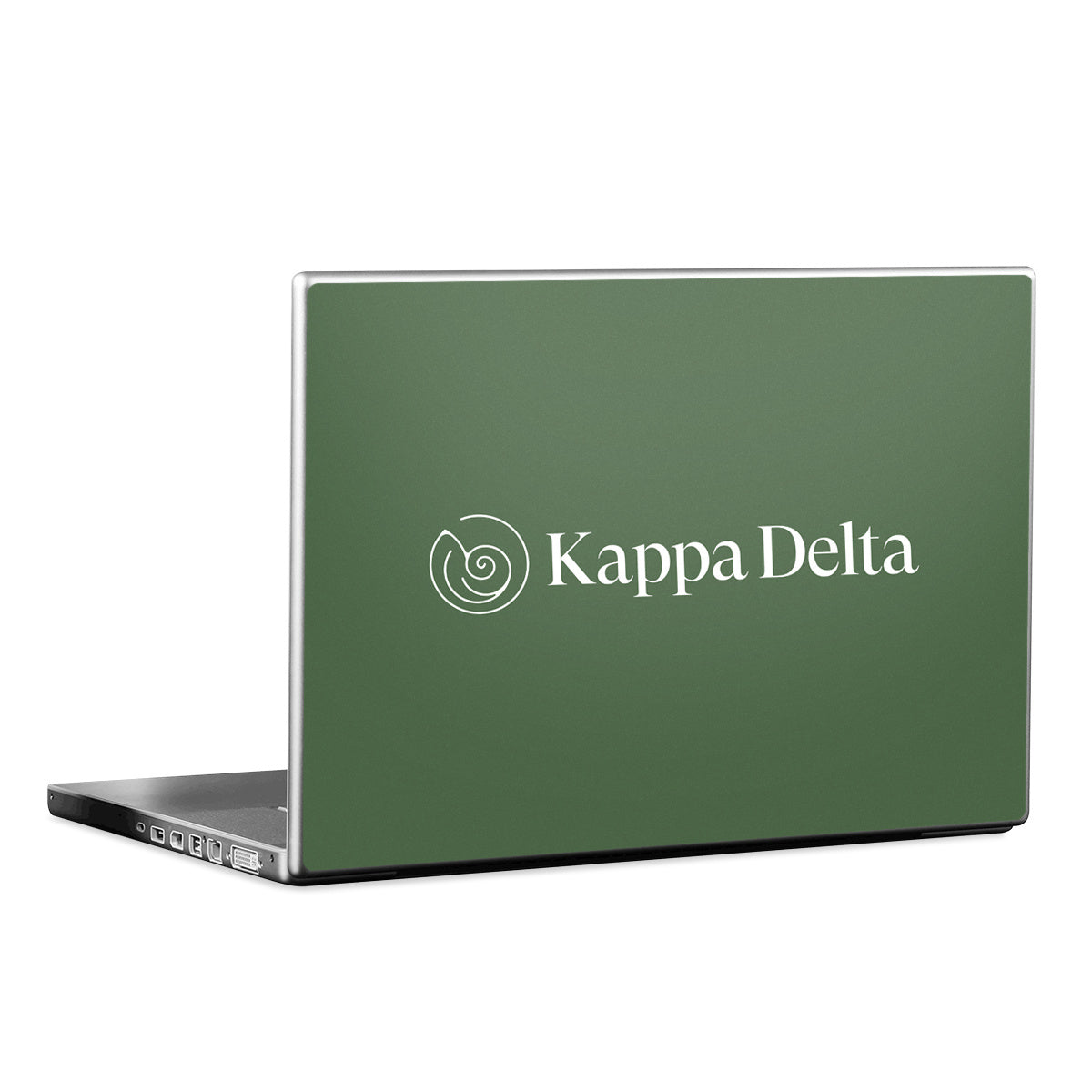Kappa Delta Secondary Logo Dark Olive - Laptop Lid Skin