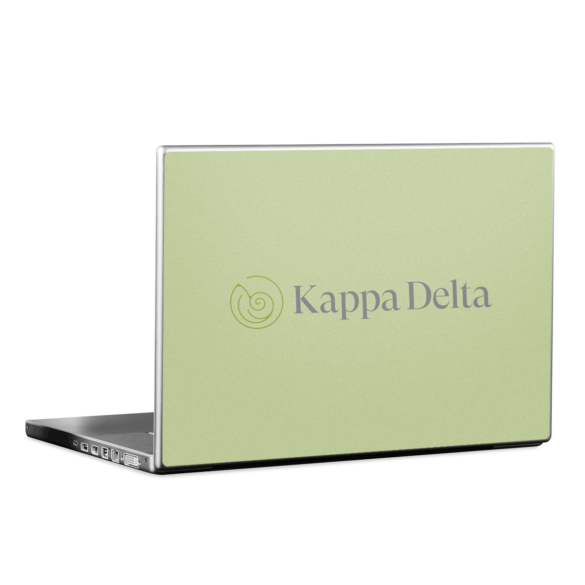 Kappa Delta Secondary Logo Light Olive - Laptop Lid Skin