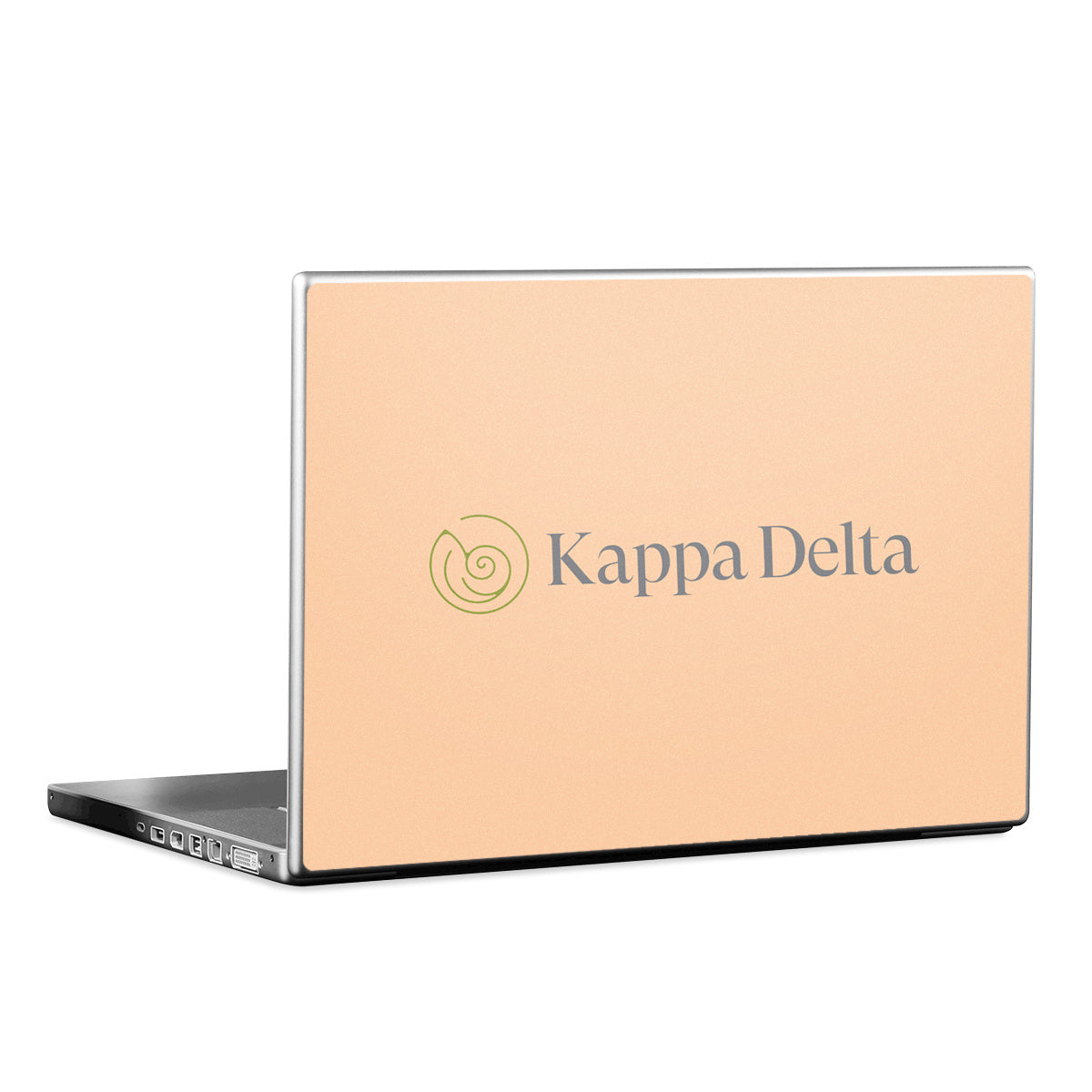 Kappa Delta Secondary Logo Empowered Peach - Laptop Lid Skin