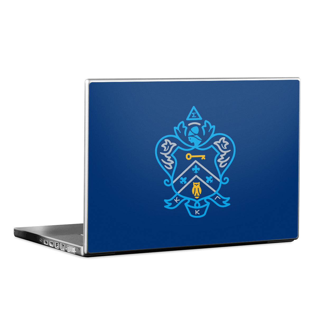 Kappa Kappa Gamma Coat of Arms Kappa Blue - Laptop Lid Skin
