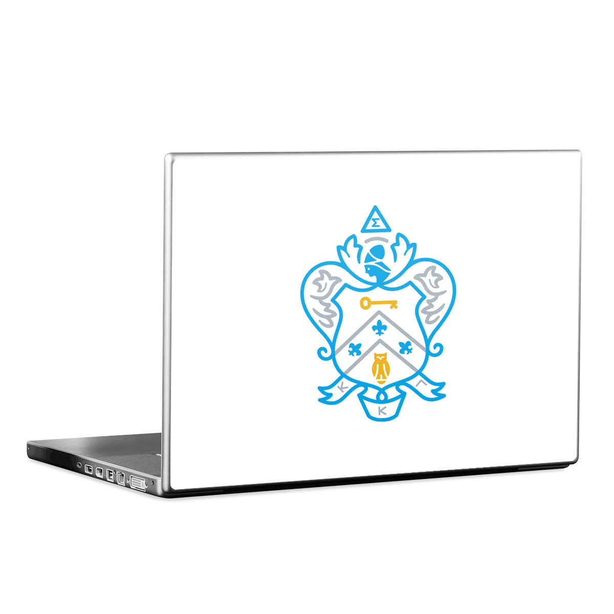 Kappa Kappa Gamma Coat of Arms White - Laptop Lid Skin