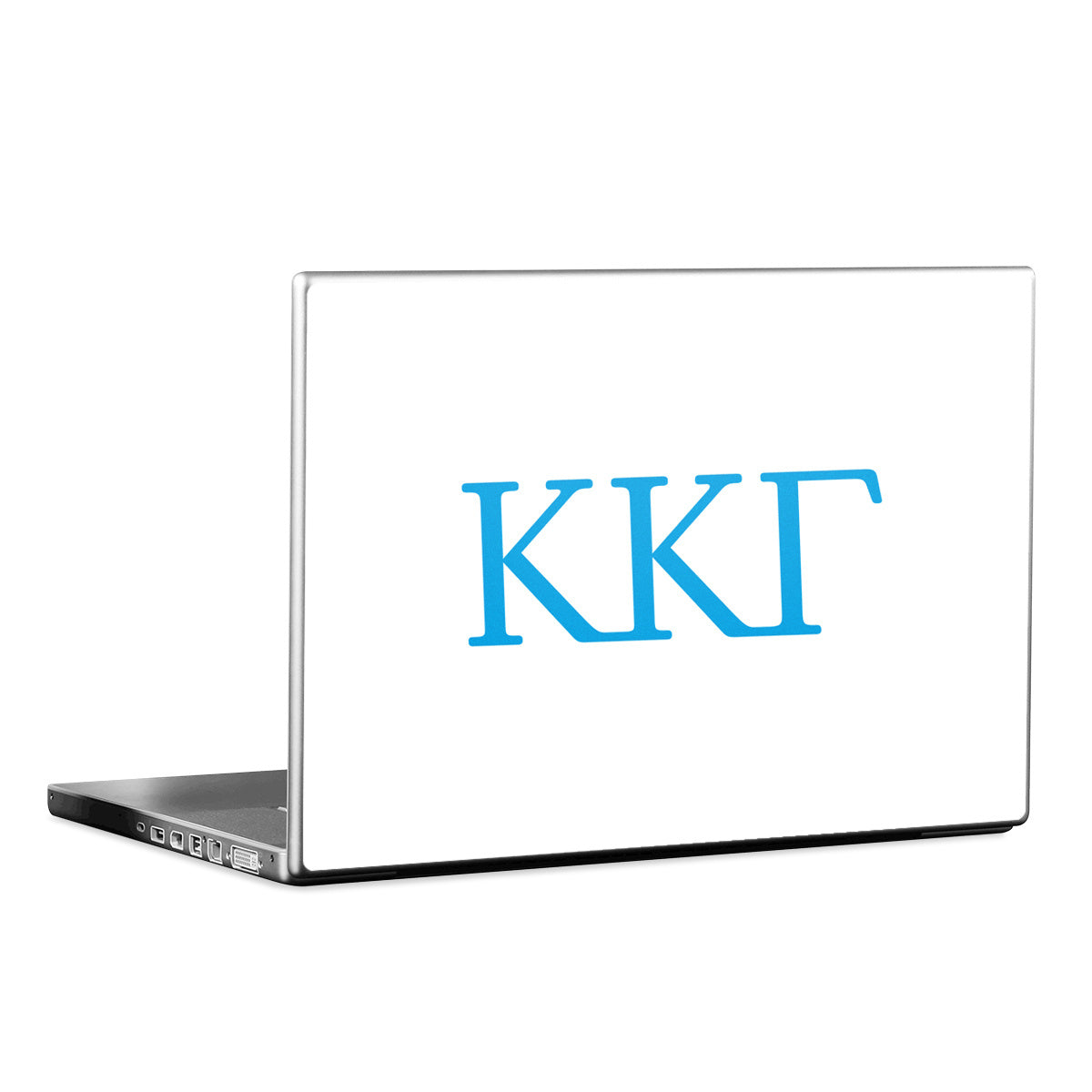 Kappa Kappa Gamma Greek Letters White - Laptop Lid Skin