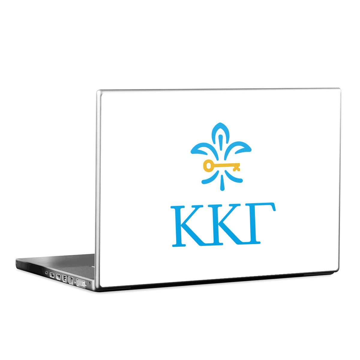 Kappa Kappa Gamma Letterkey Vertical White - Laptop Lid Skin