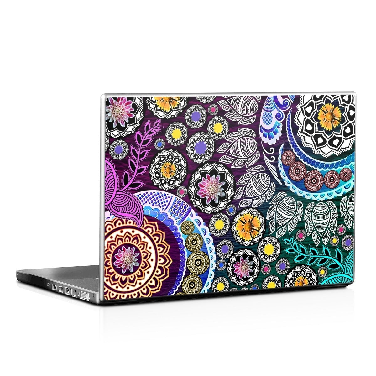 Mehndi Garden - Laptop Lid Skin