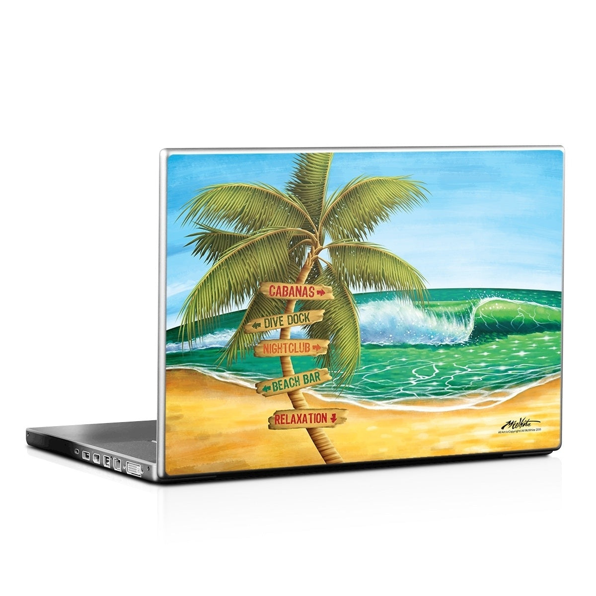 Palm Signs - Laptop Lid Skin