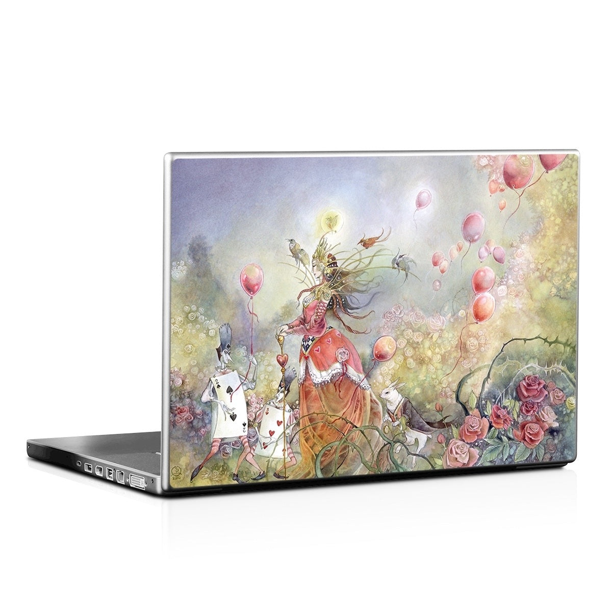 Queen of Hearts - Laptop Lid Skin