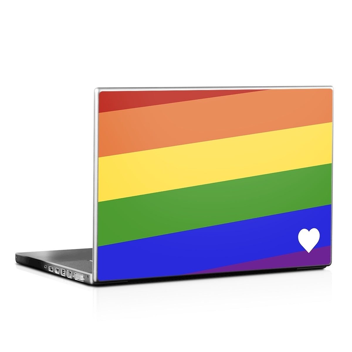 Rainbow Stripe - Laptop Lid Skin