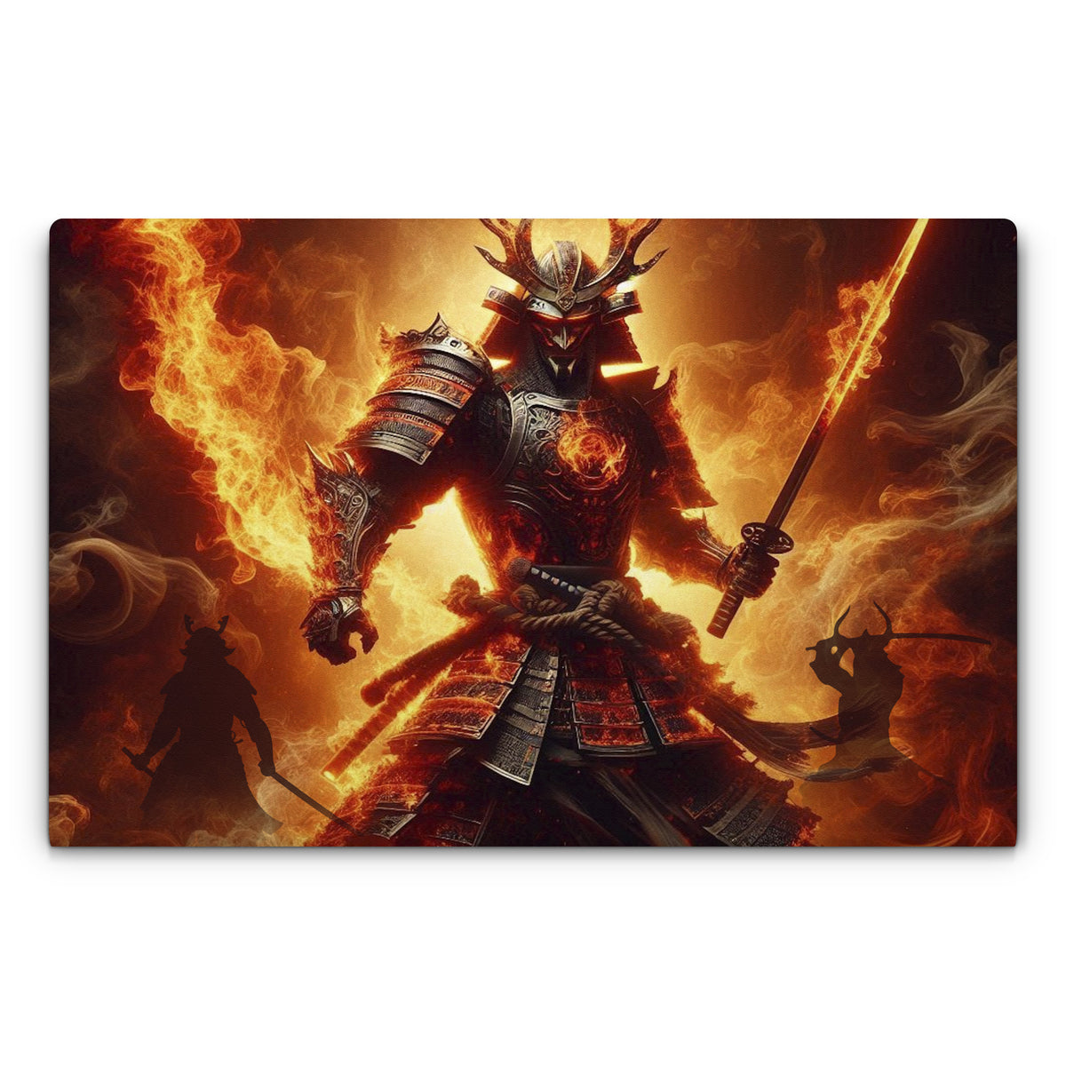 Samurai Fire - Laptop Lid Skin