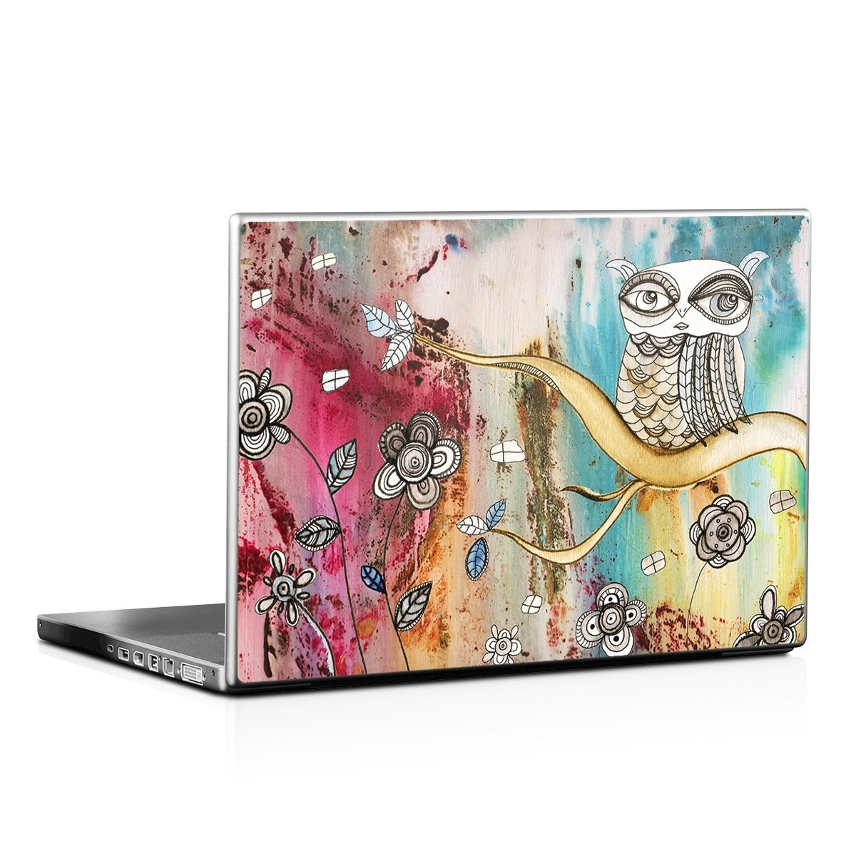 Surreal Owl - Laptop Lid Skin