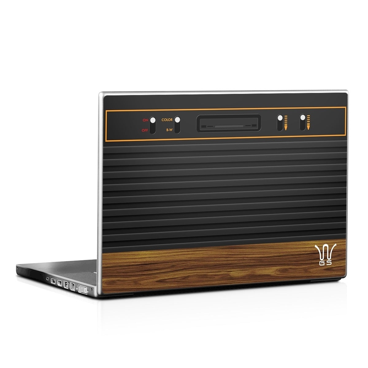 Wooden Gaming System - Laptop Lid Skin