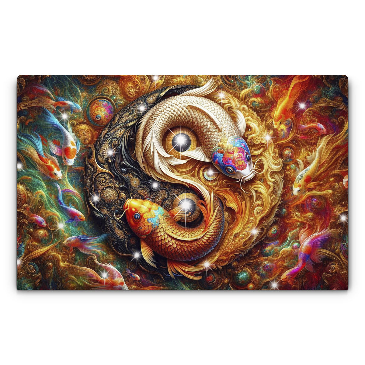 Yin Yang Koi - Laptop Lid Skin