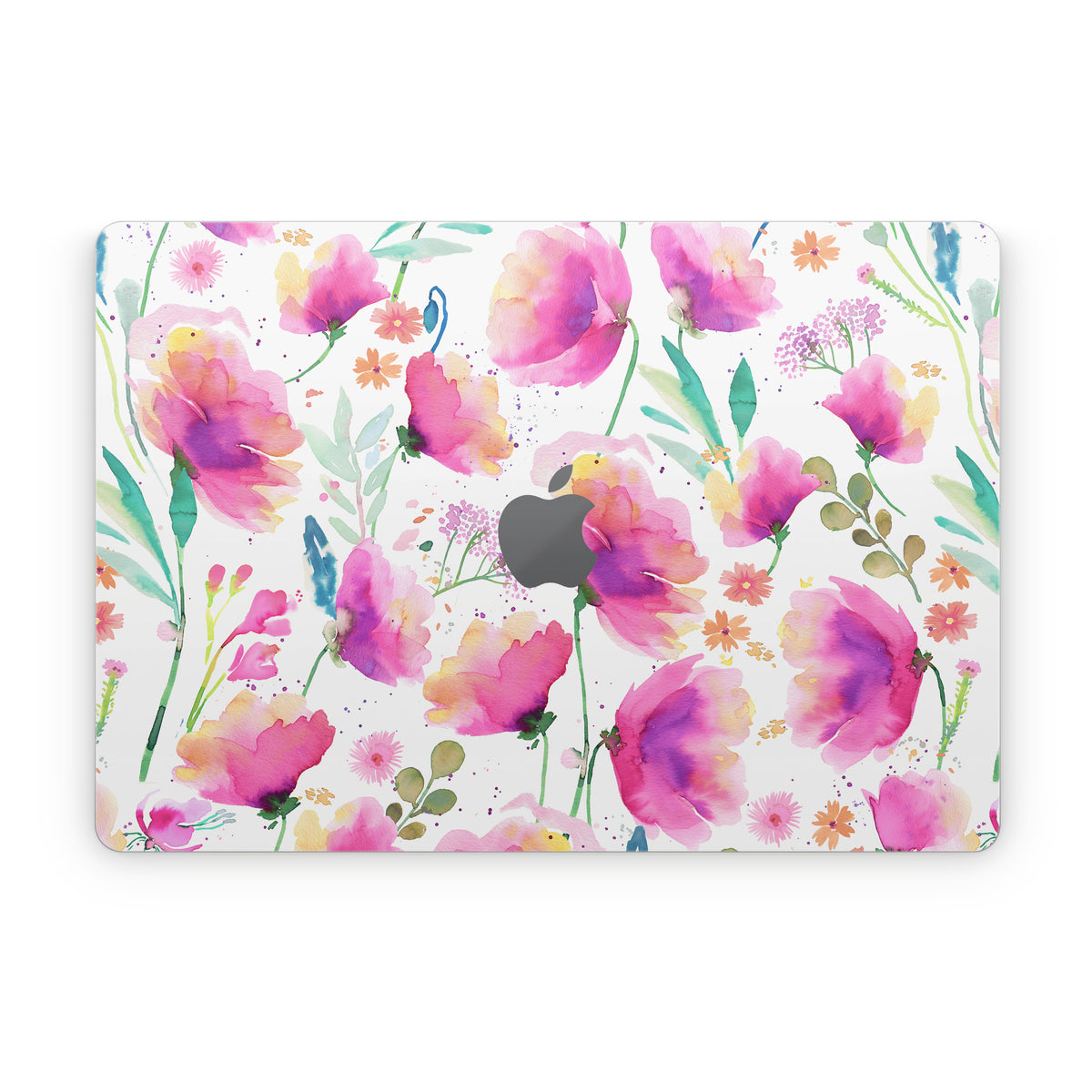 Abstract Pink Poppies - Apple MacBook Skin