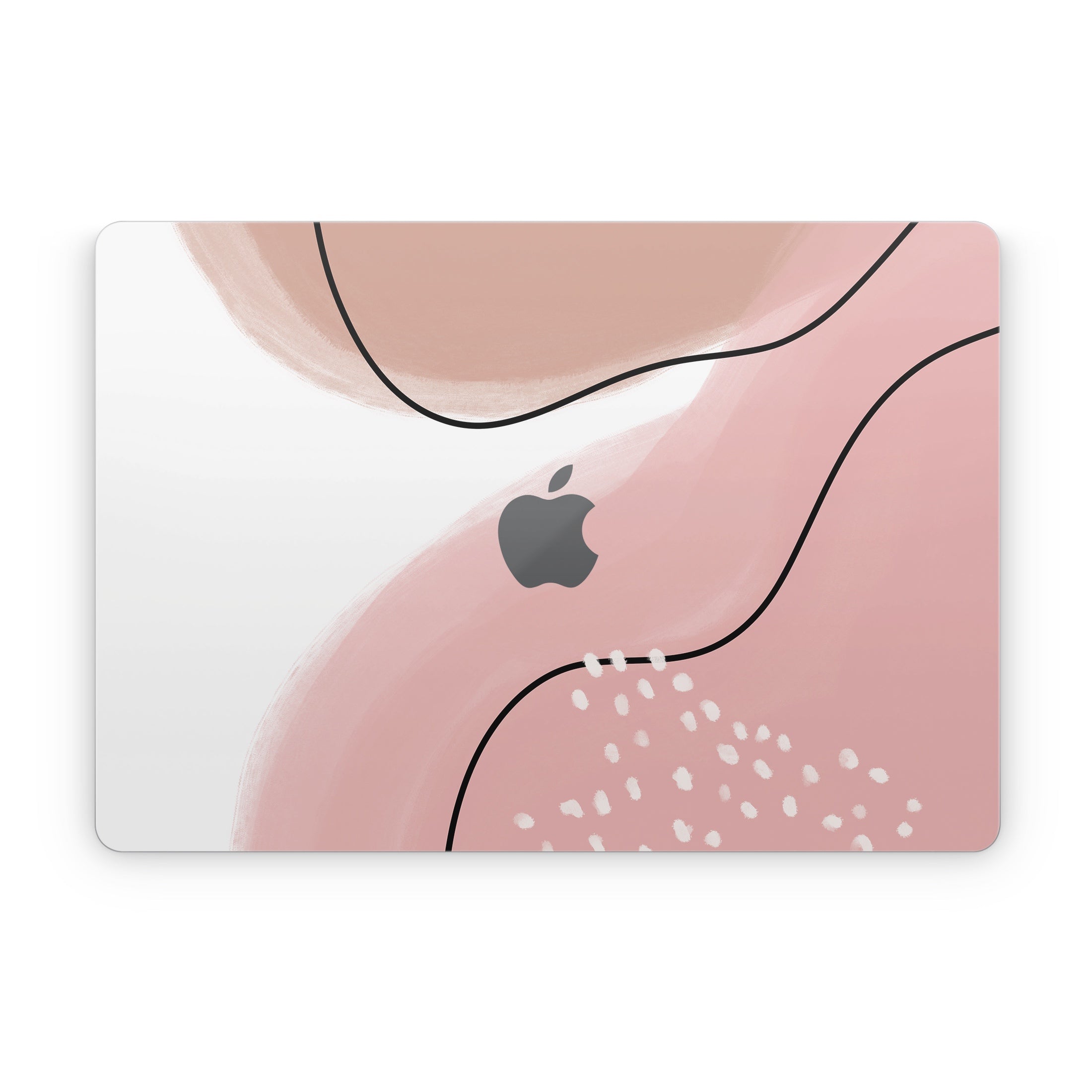 Abstract Pink and Brown - Apple MacBook Skin