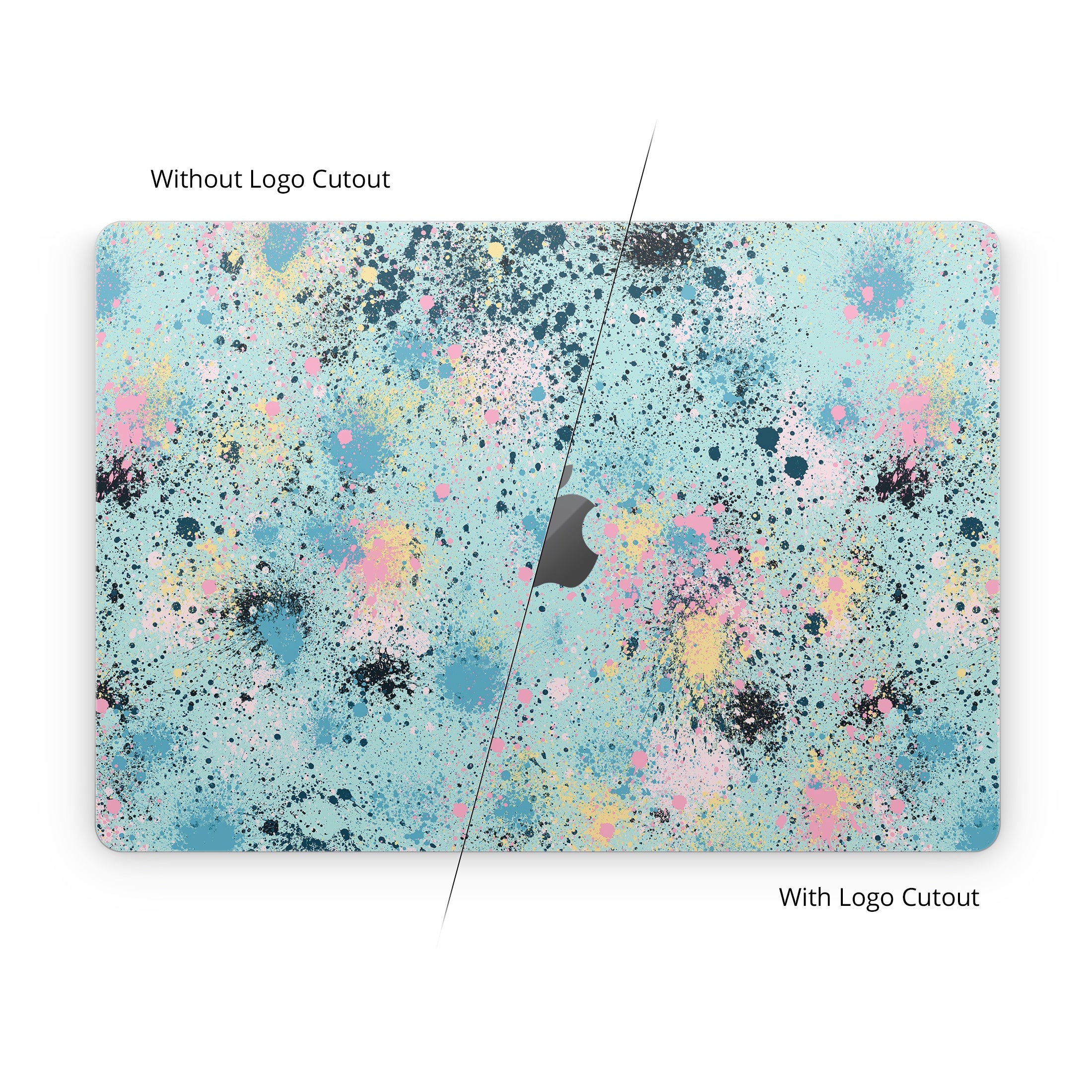 Abstract Ink Splatter - Apple MacBook Skin