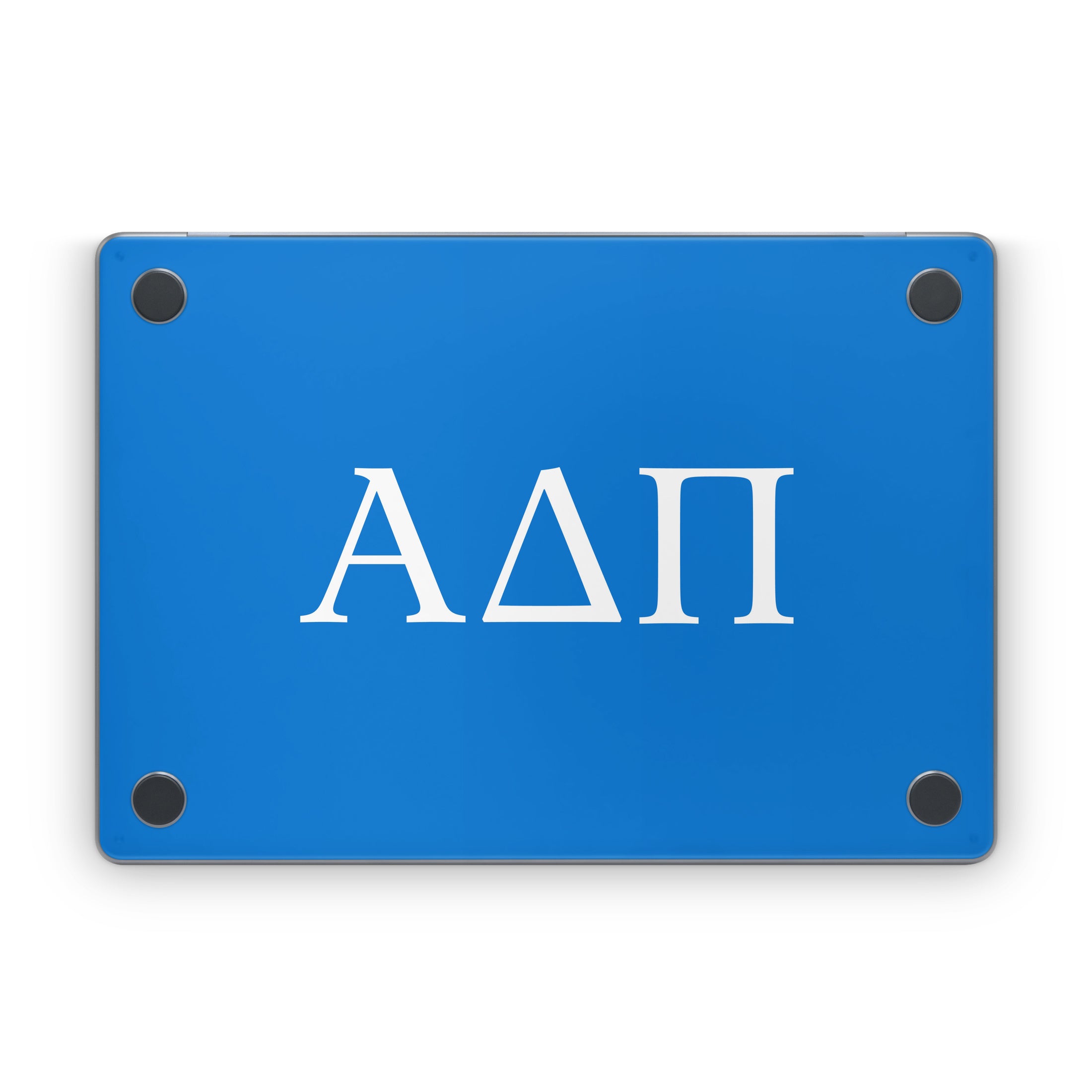 Alpha Delta Pi Greek Letters Azure - Apple MacBook Skin