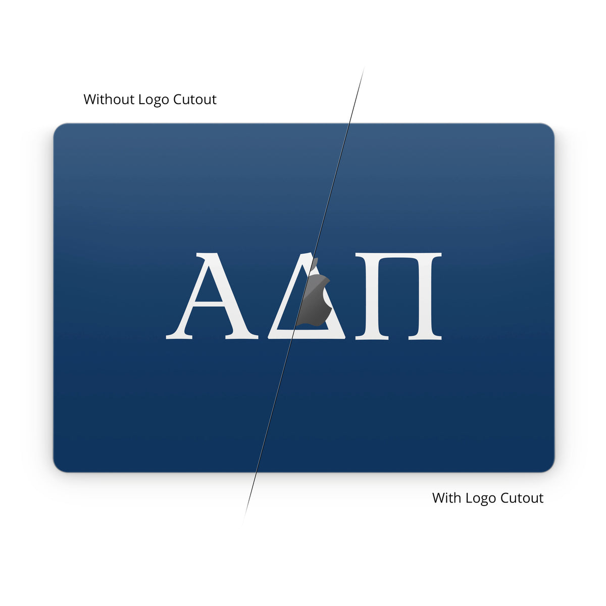 Alpha Delta Pi Greek Letters Midnight - Apple MacBook Skin