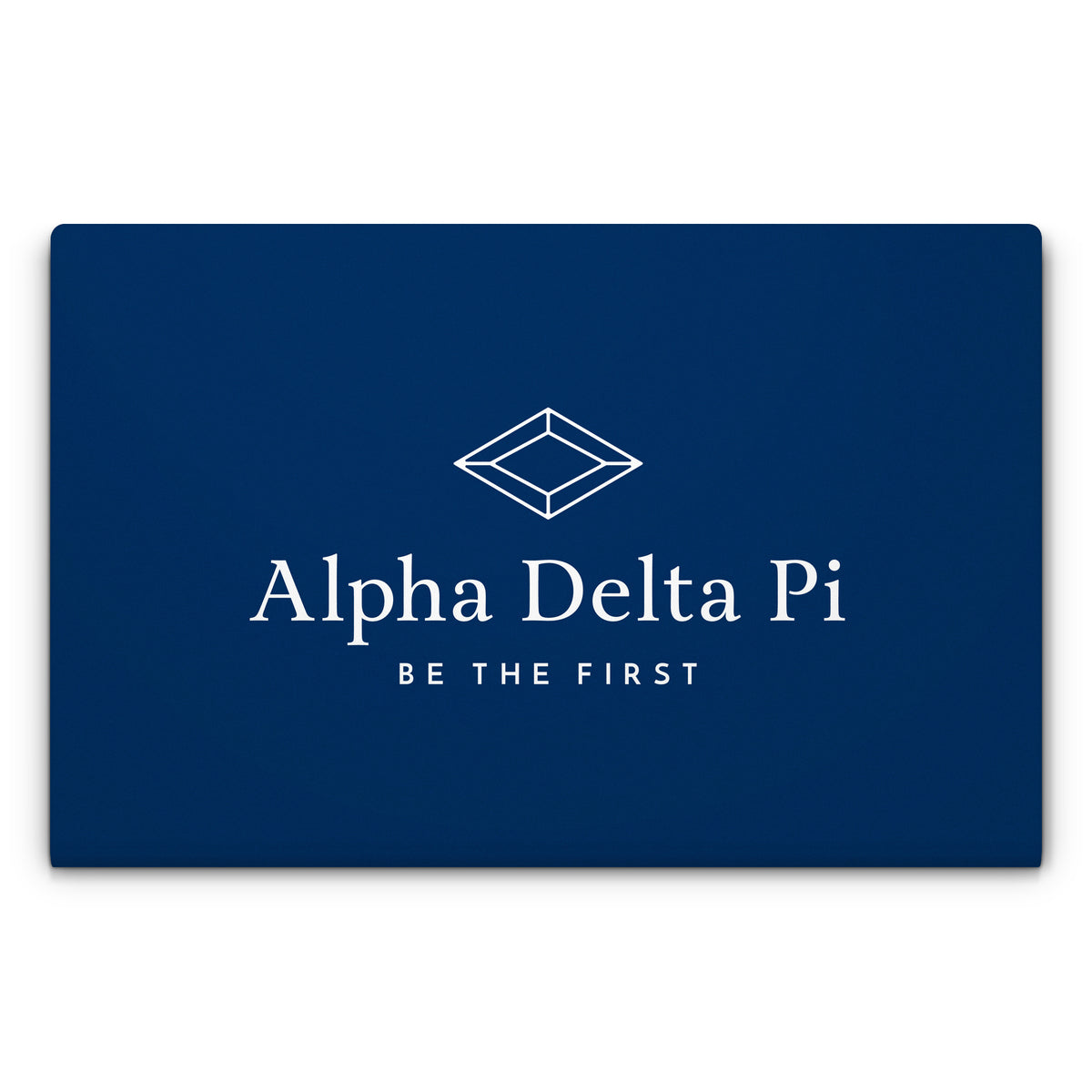 Alpha Delta Pi Primary Logo Midnight - Apple MacBook Skin