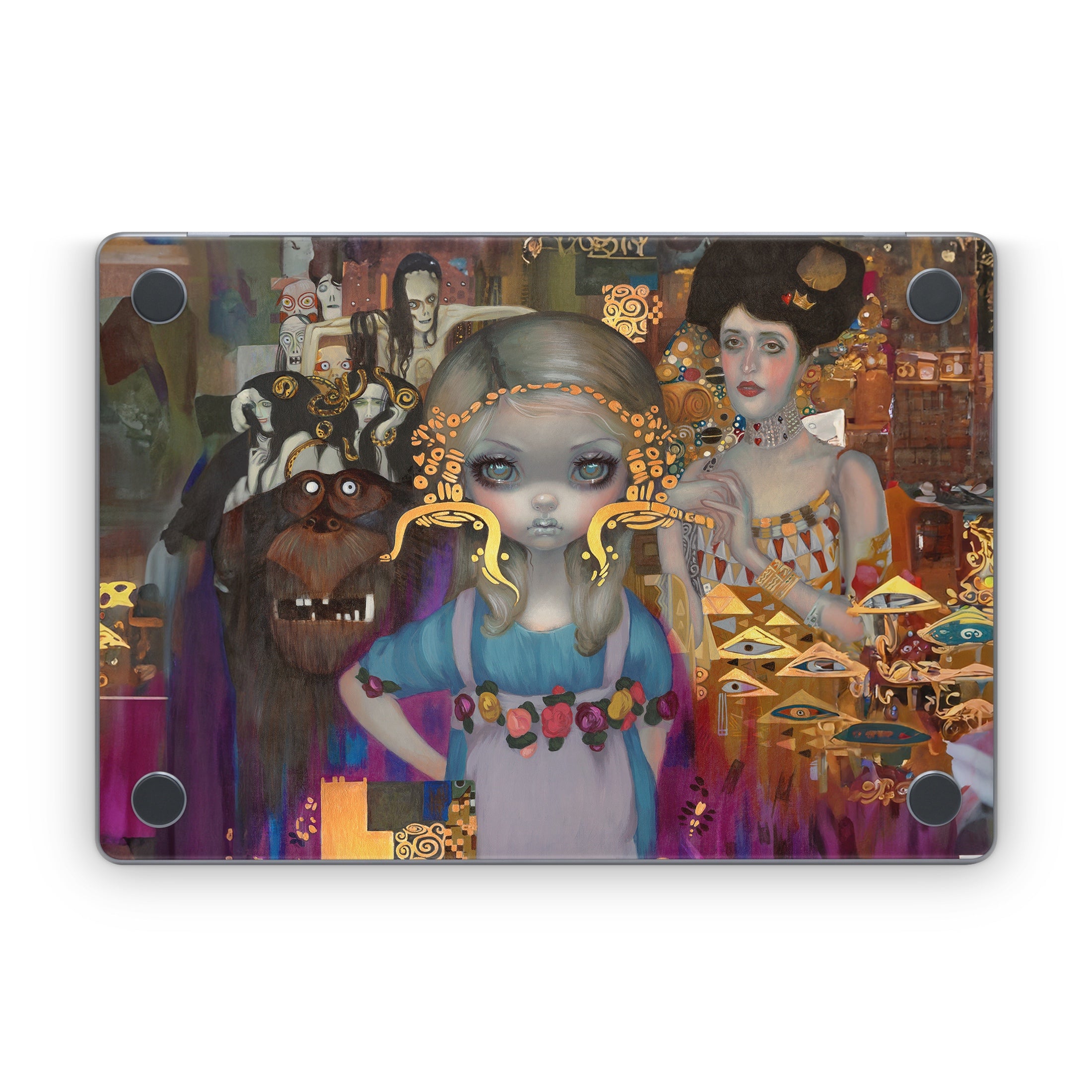 Alice in a Klimt Dream - Apple MacBook Skin