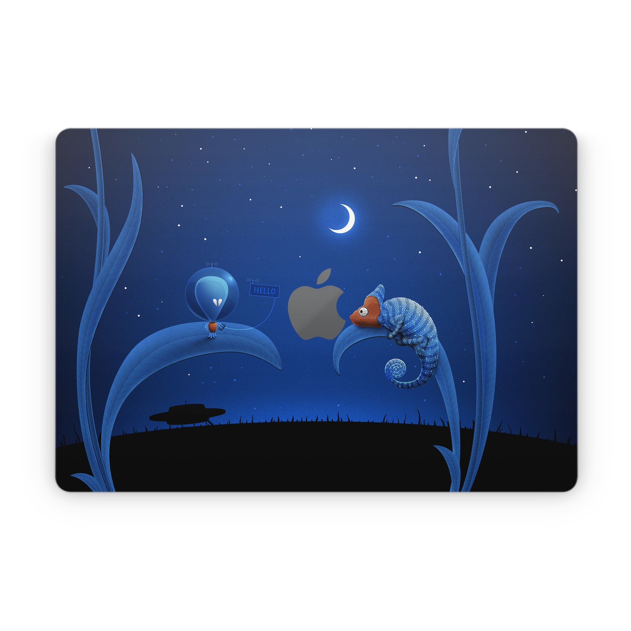 Alien and Chameleon - Apple MacBook Skin