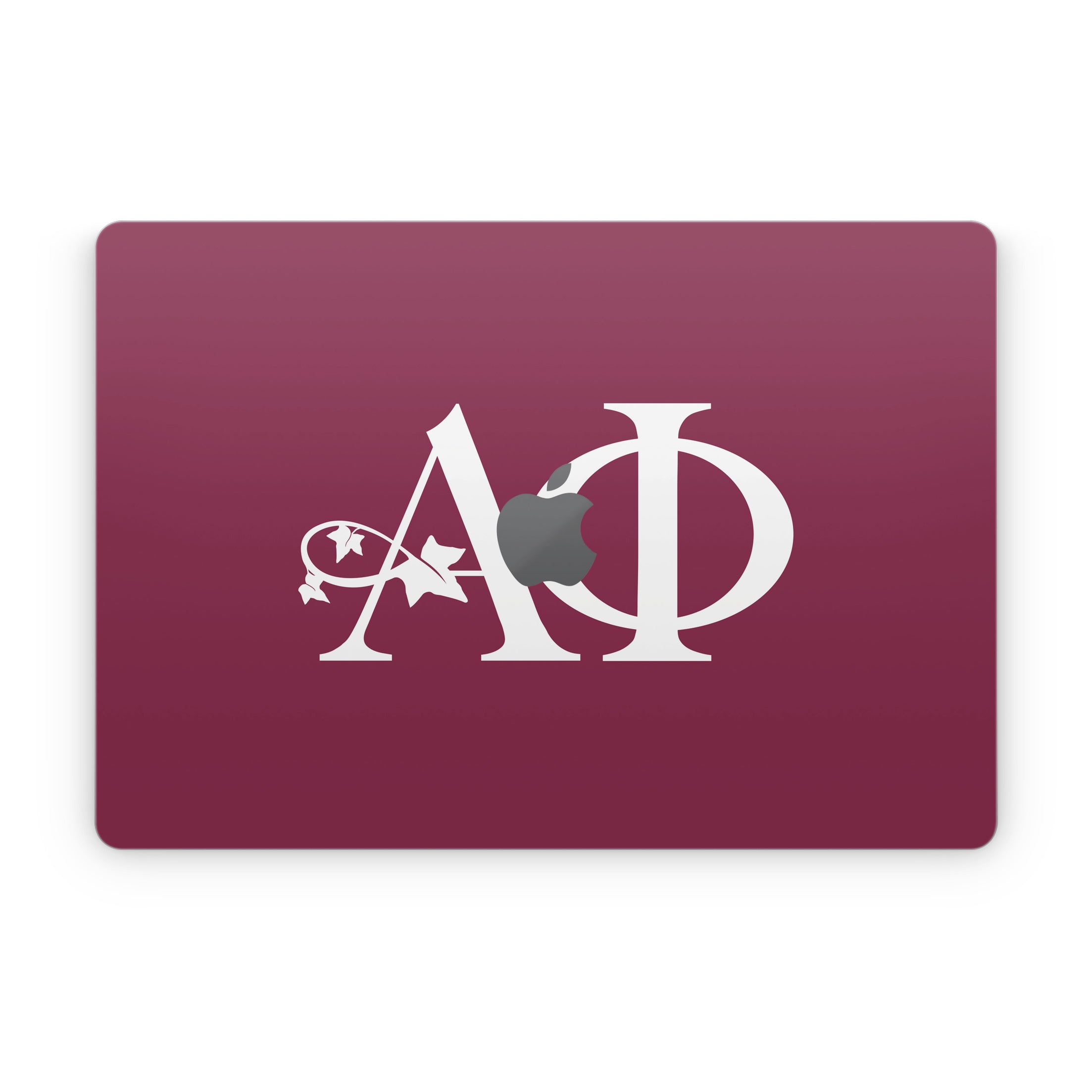 Alpha Phi Greek Letters Bordeaux - Apple MacBook Skin