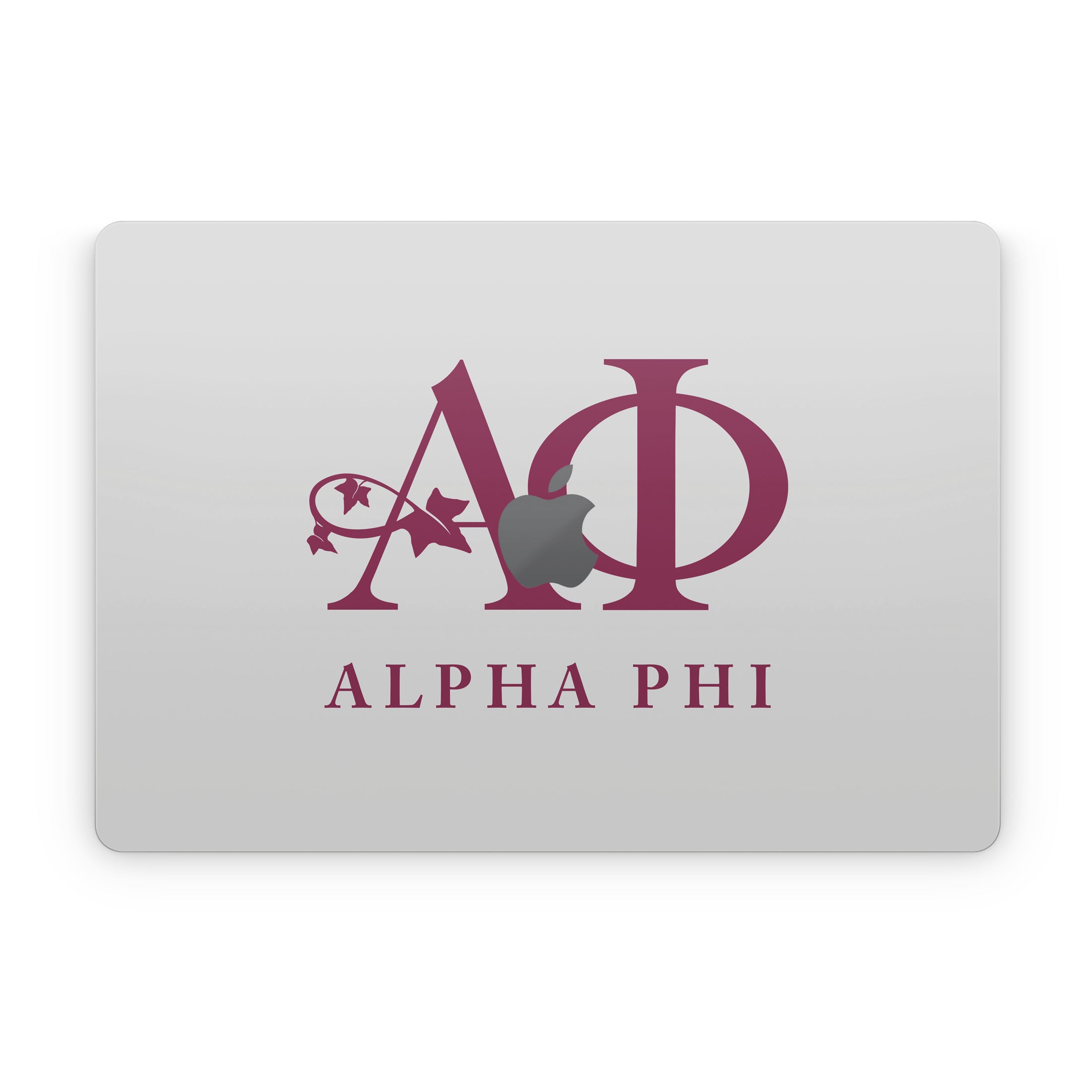 Alpha Phi Silver - Apple MacBook Skin