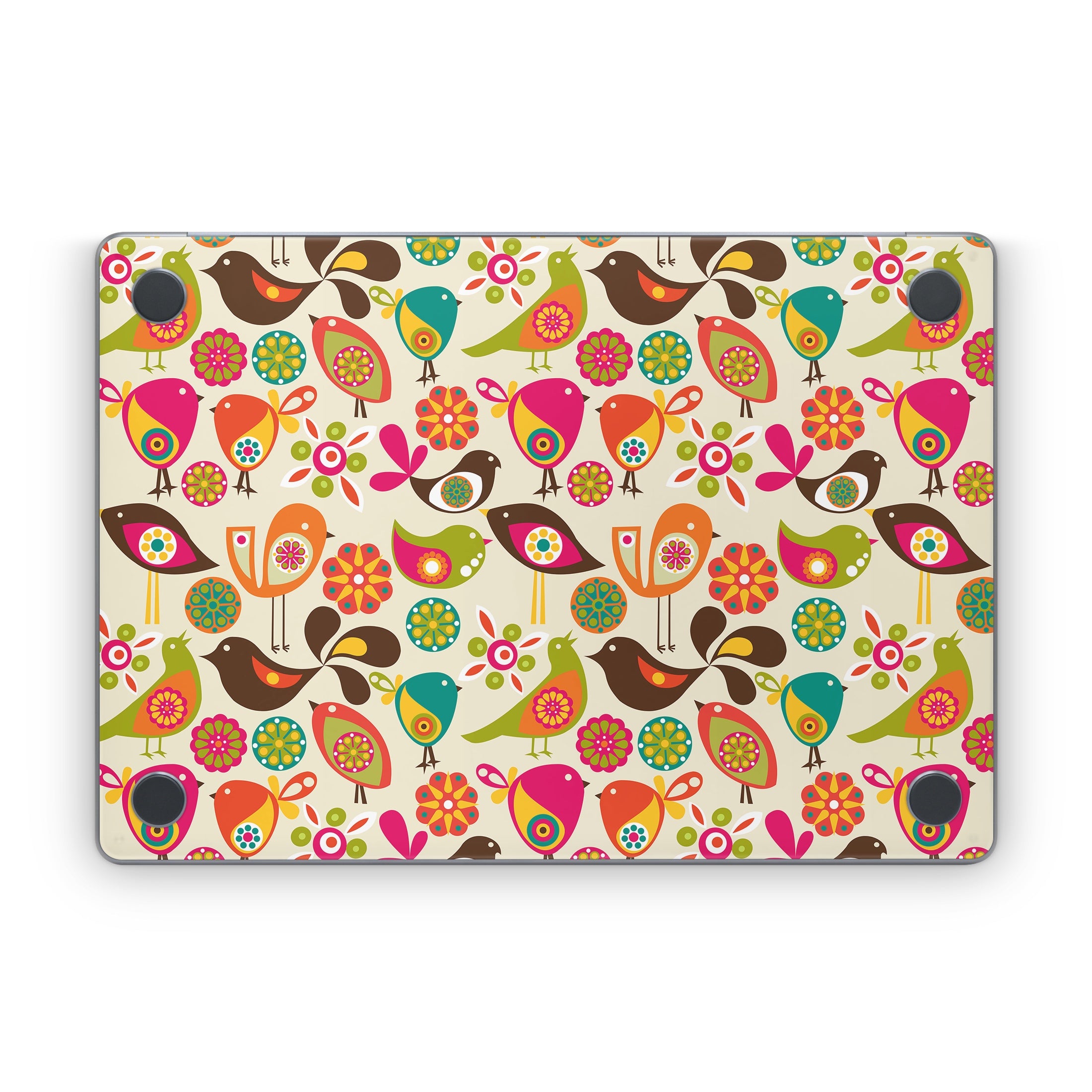 Bird Flowers - Apple MacBook Skin