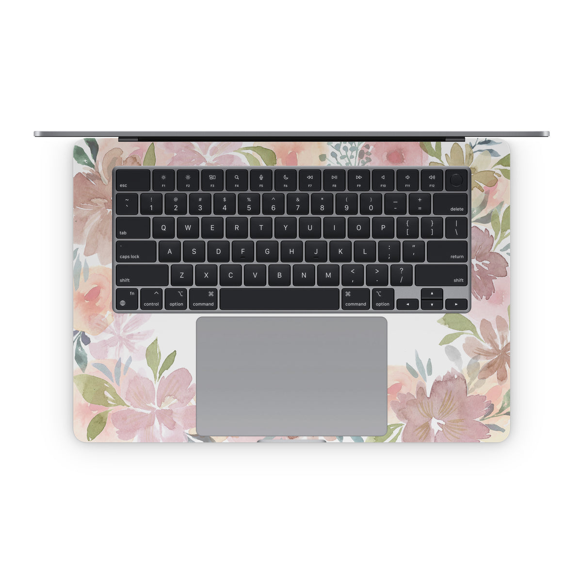 Blush Flower Frame - Apple MacBook Skin