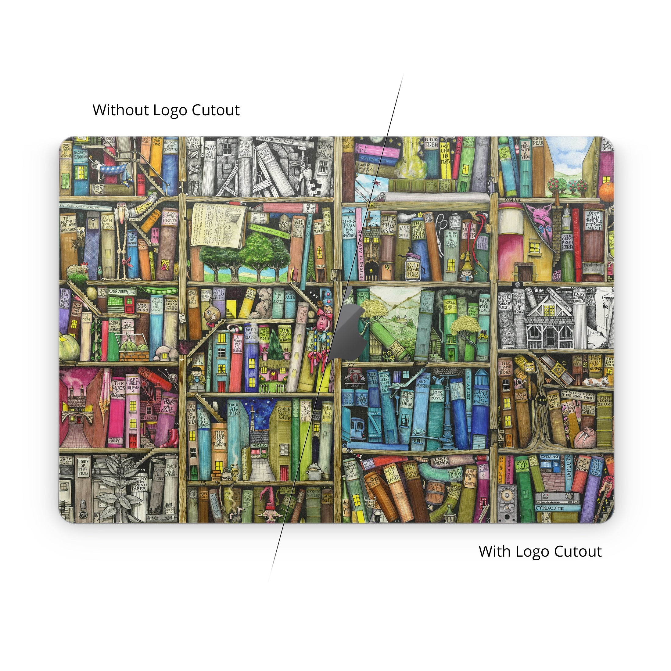 Bookshelf - Apple MacBook Skin