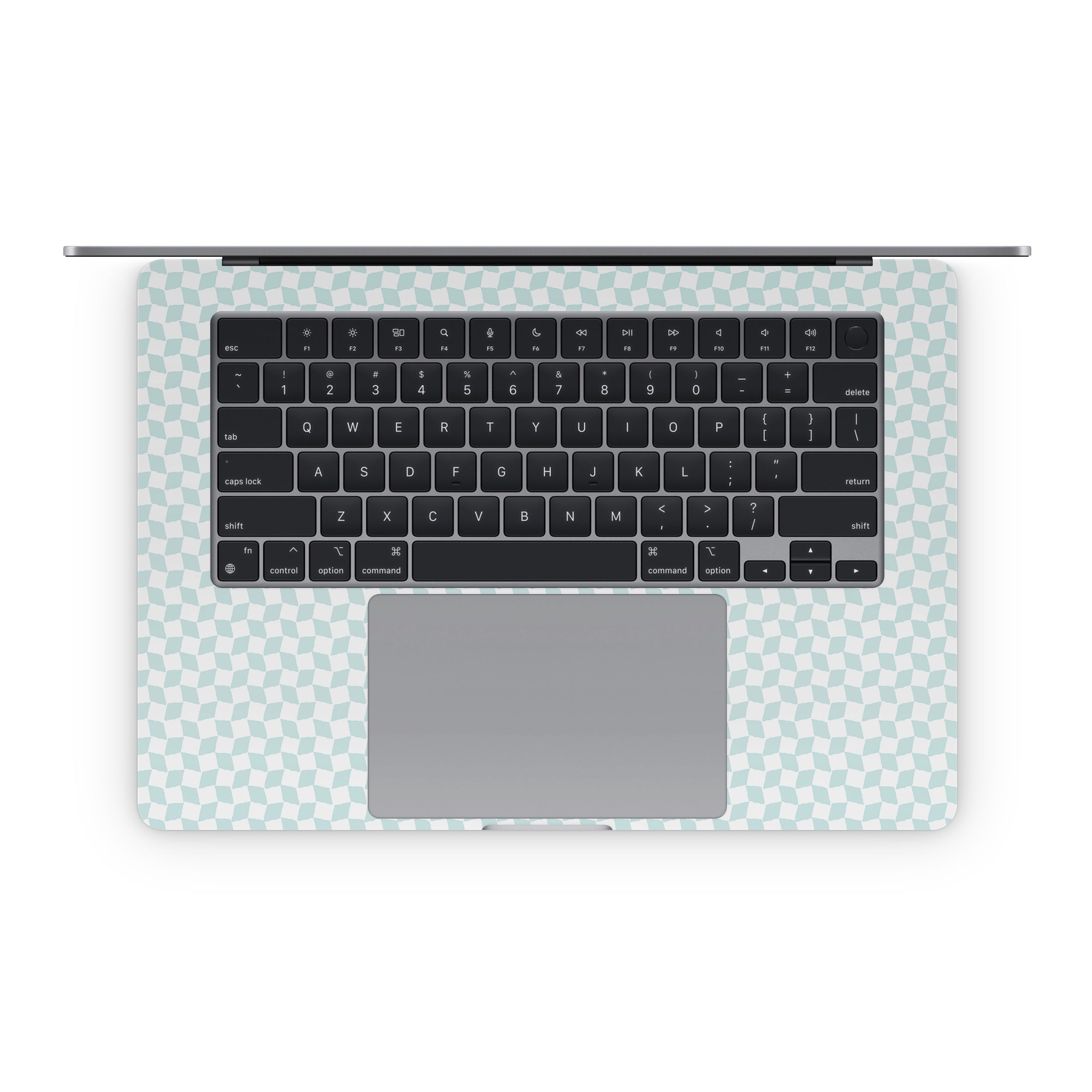 Checker Light Blue - Apple MacBook Skin