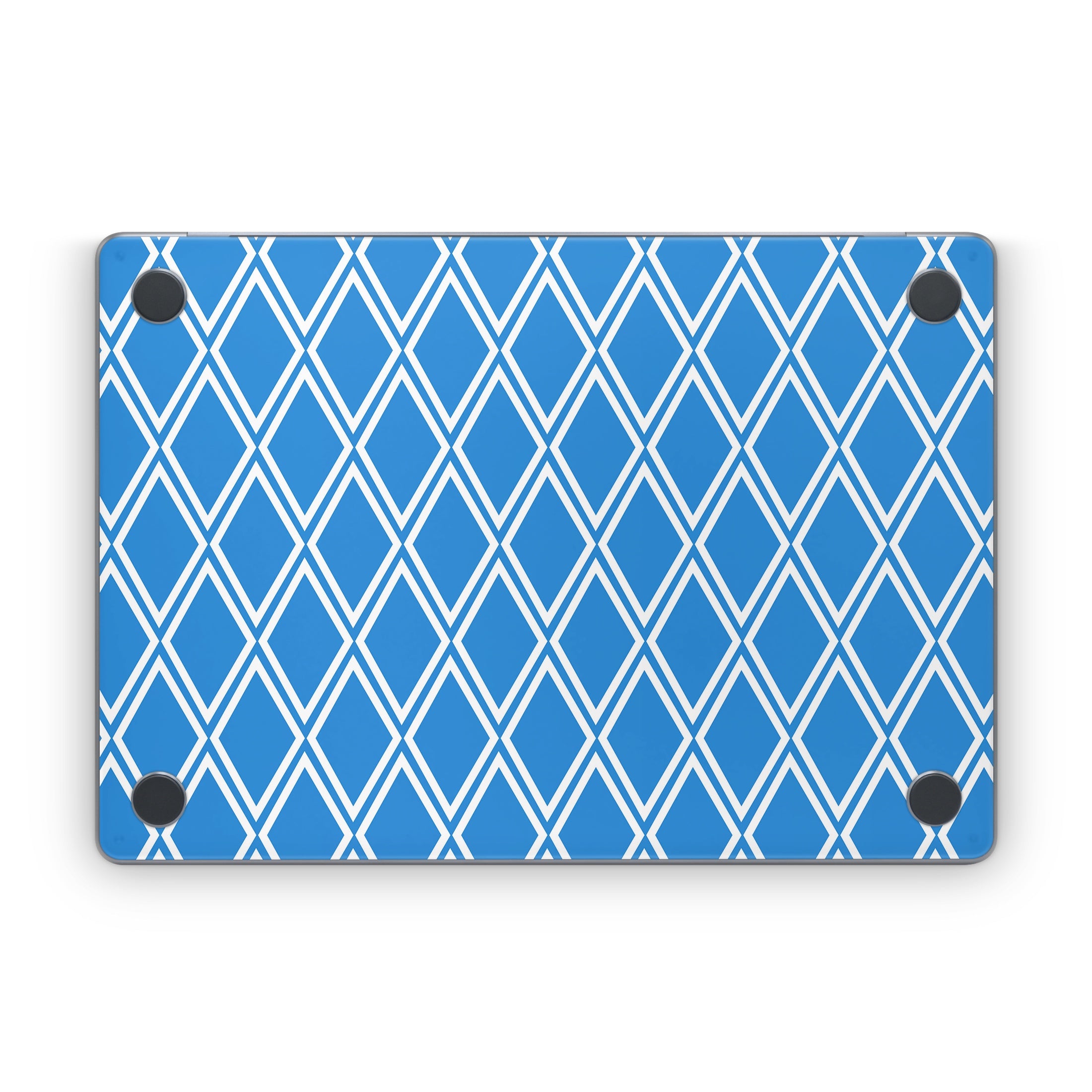 Blue Checks - Apple MacBook Skin