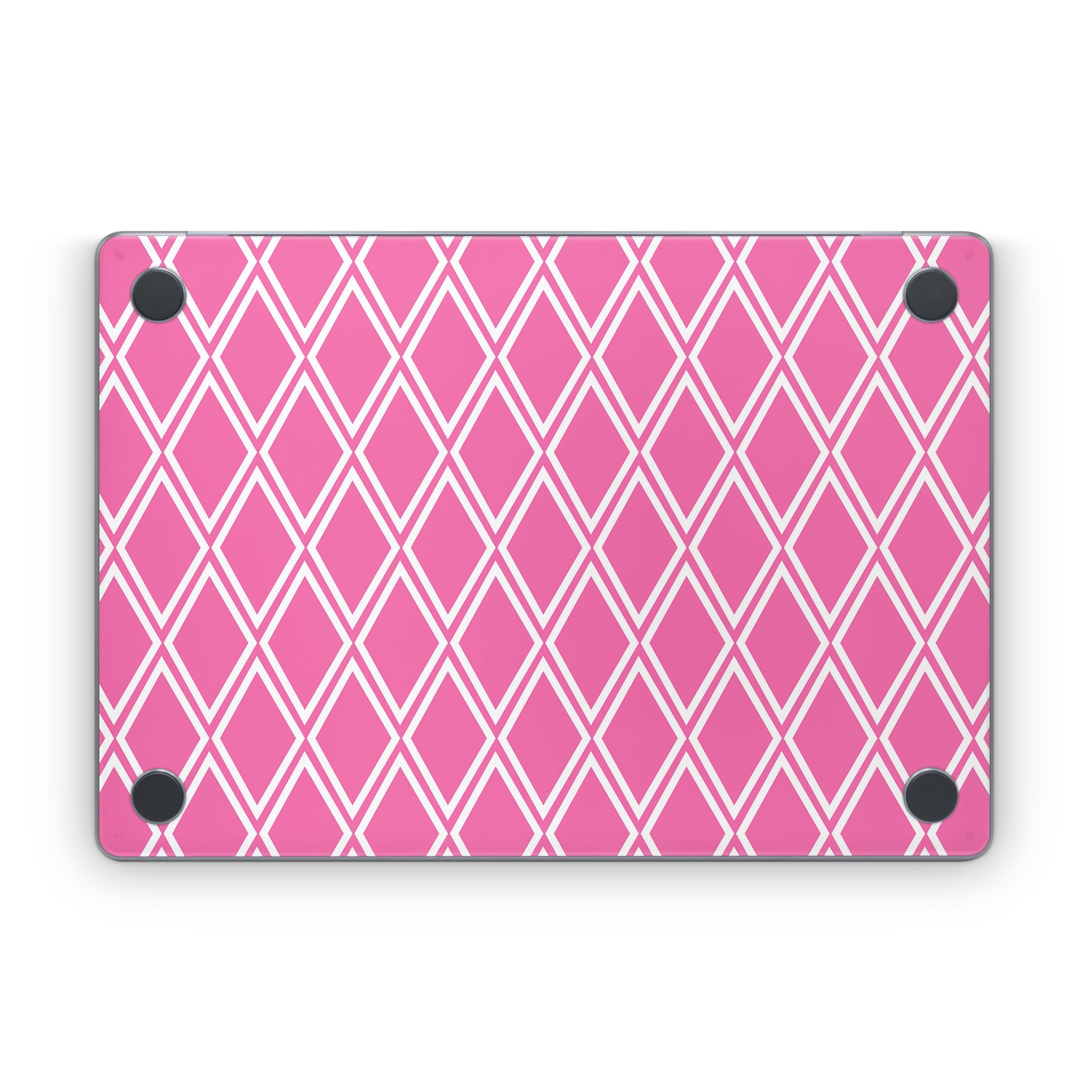 Pink Checks - Apple MacBook Skin
