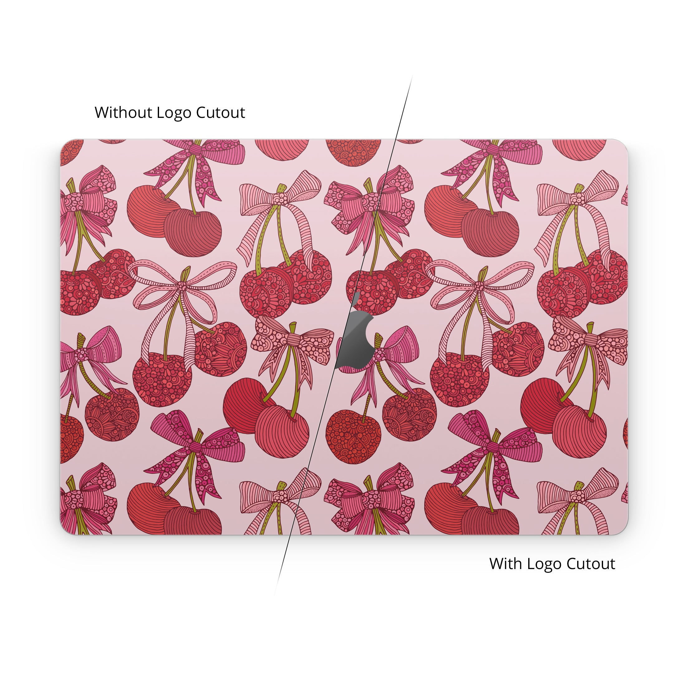 Cherry with Bows - Apple MacBook Skin