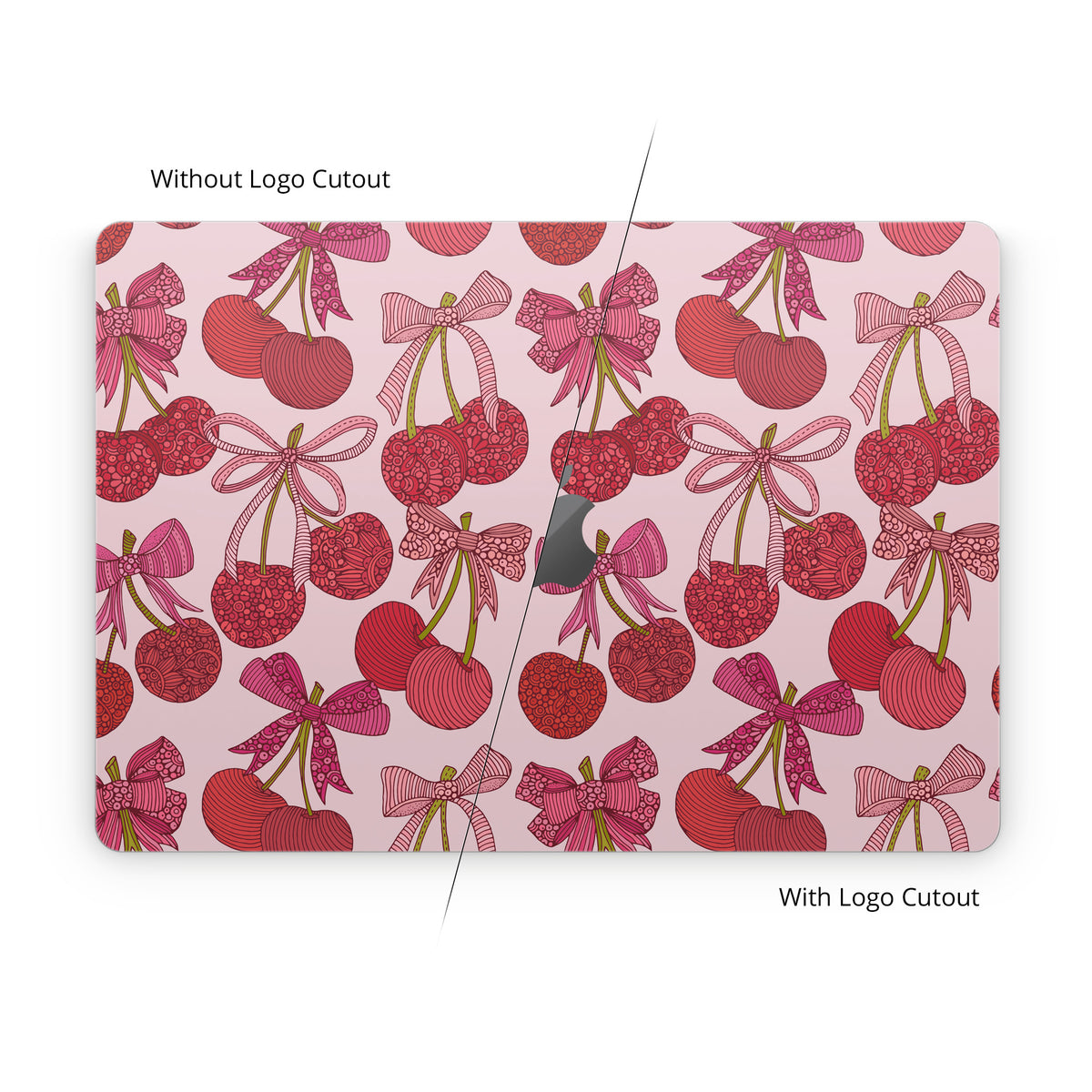 Cherry with Bows - Apple MacBook Skin
