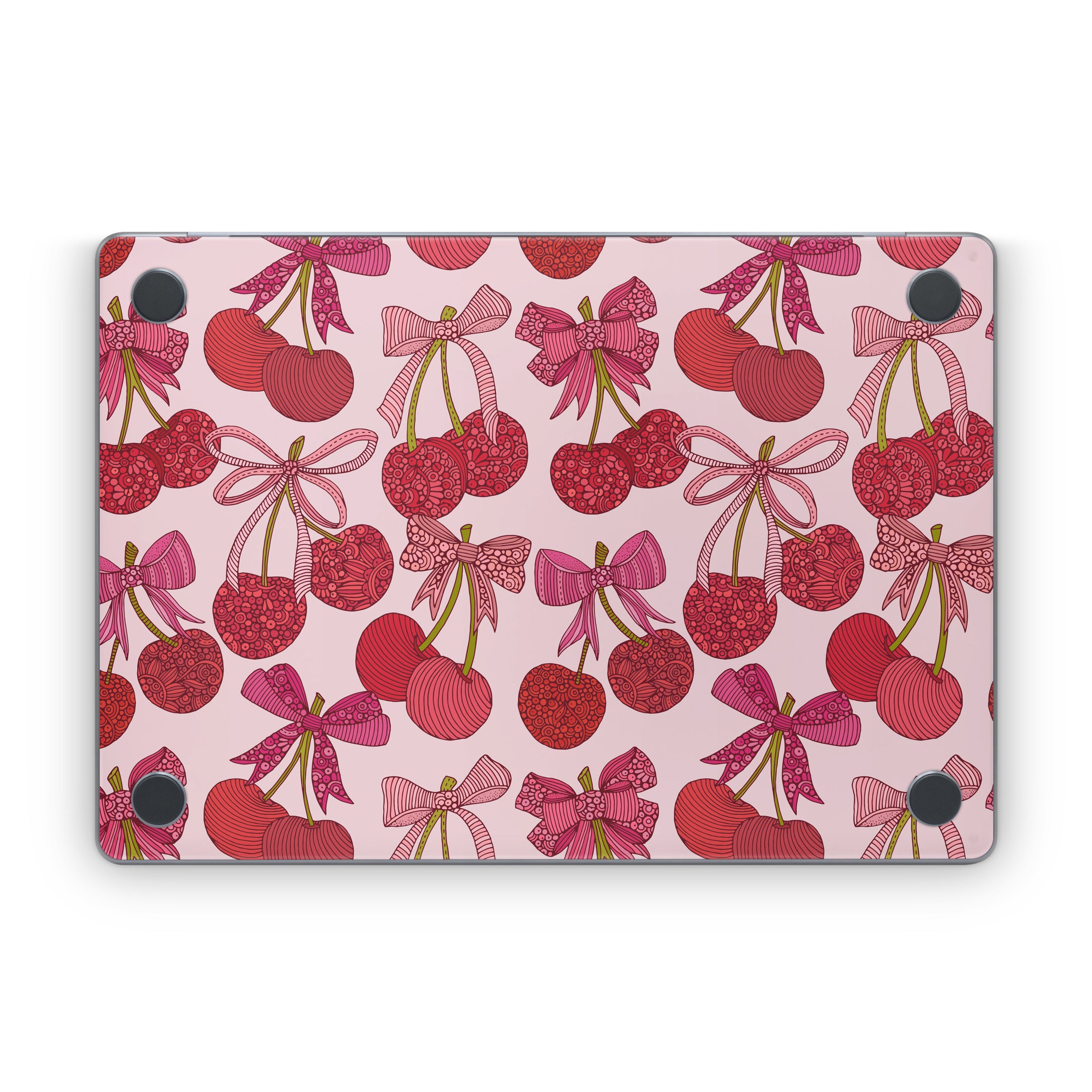 Cherry with Bows - Apple MacBook Skin