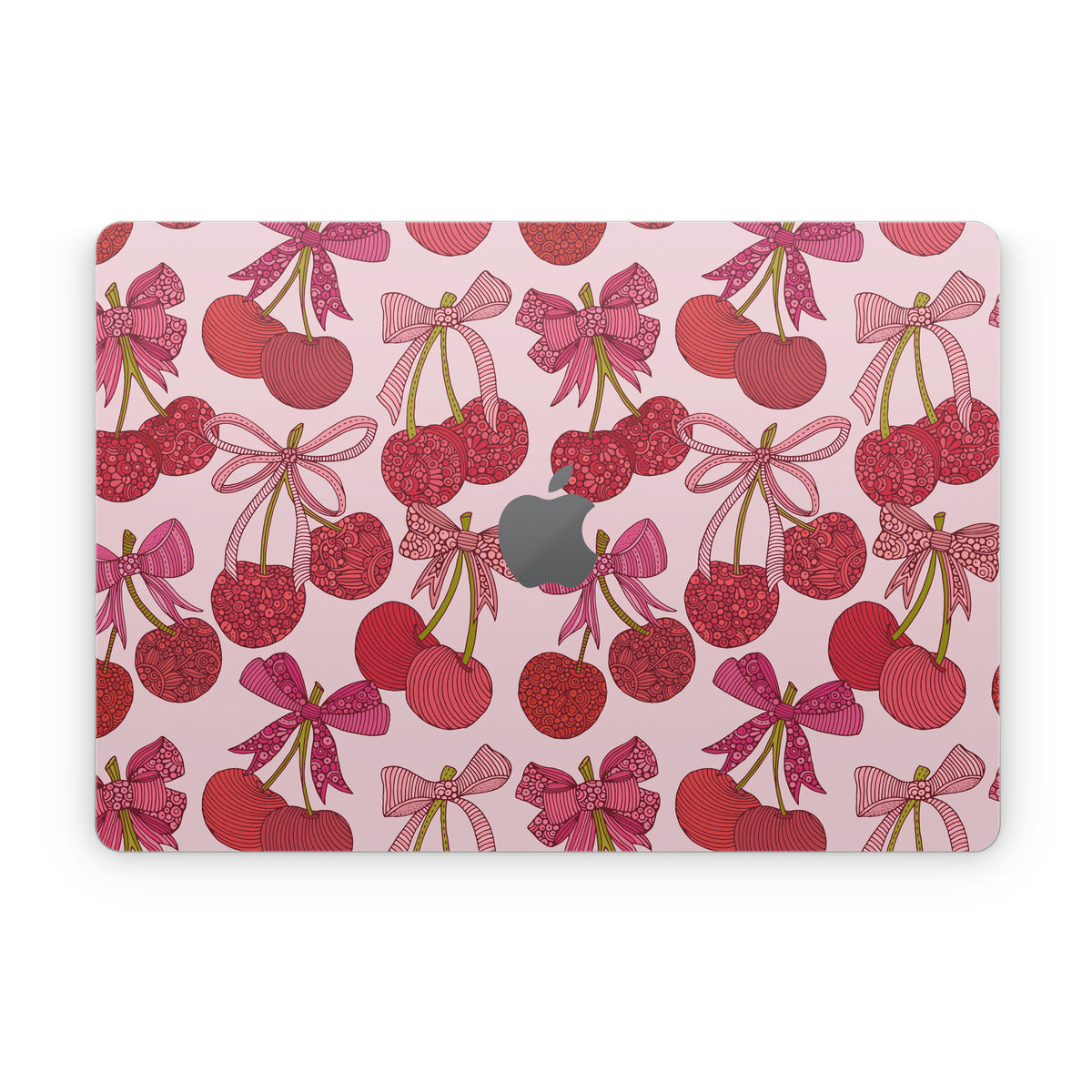 Cherry with Bows - Apple MacBook Skin