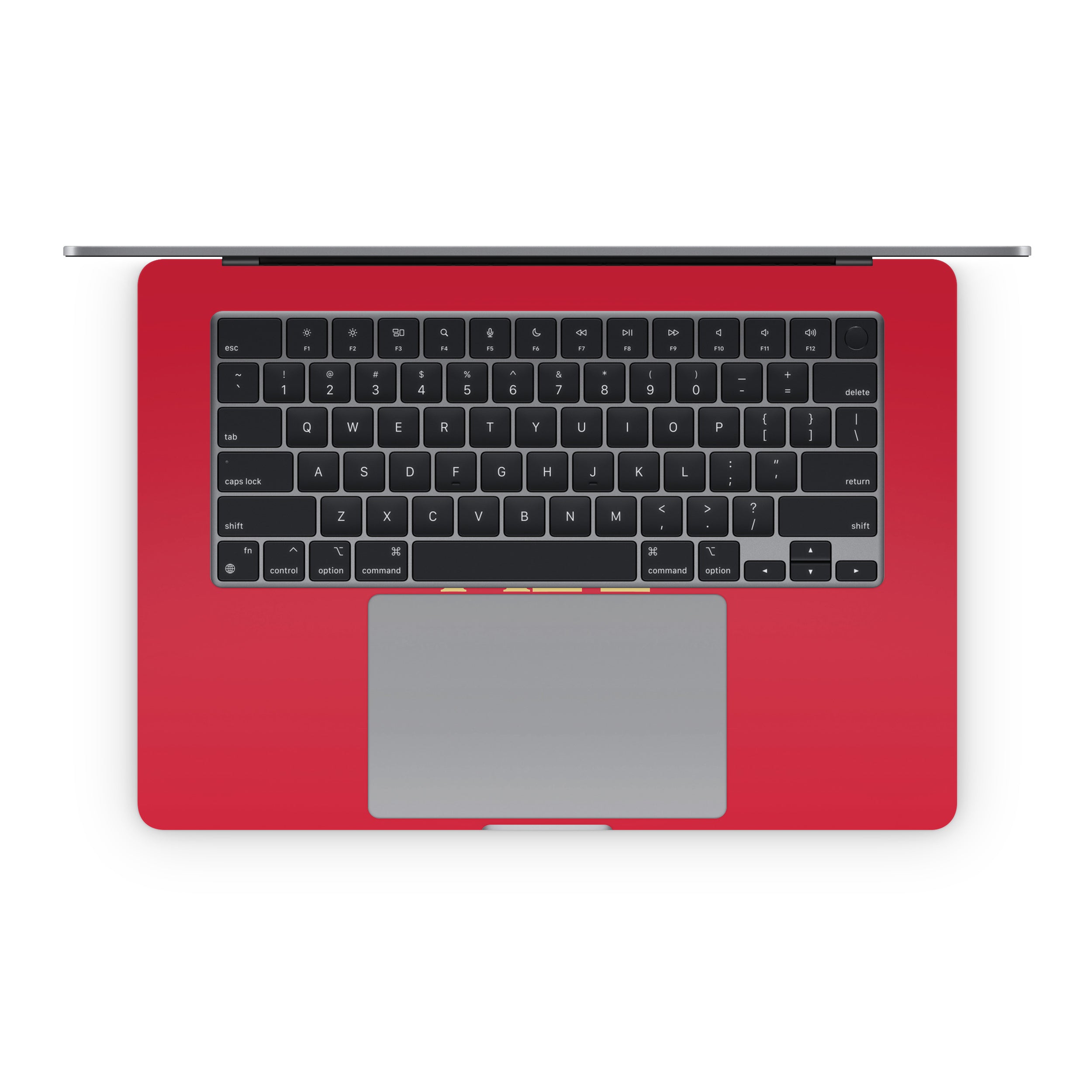 Chi Omega Letters Cardinal - Apple MacBook Skin
