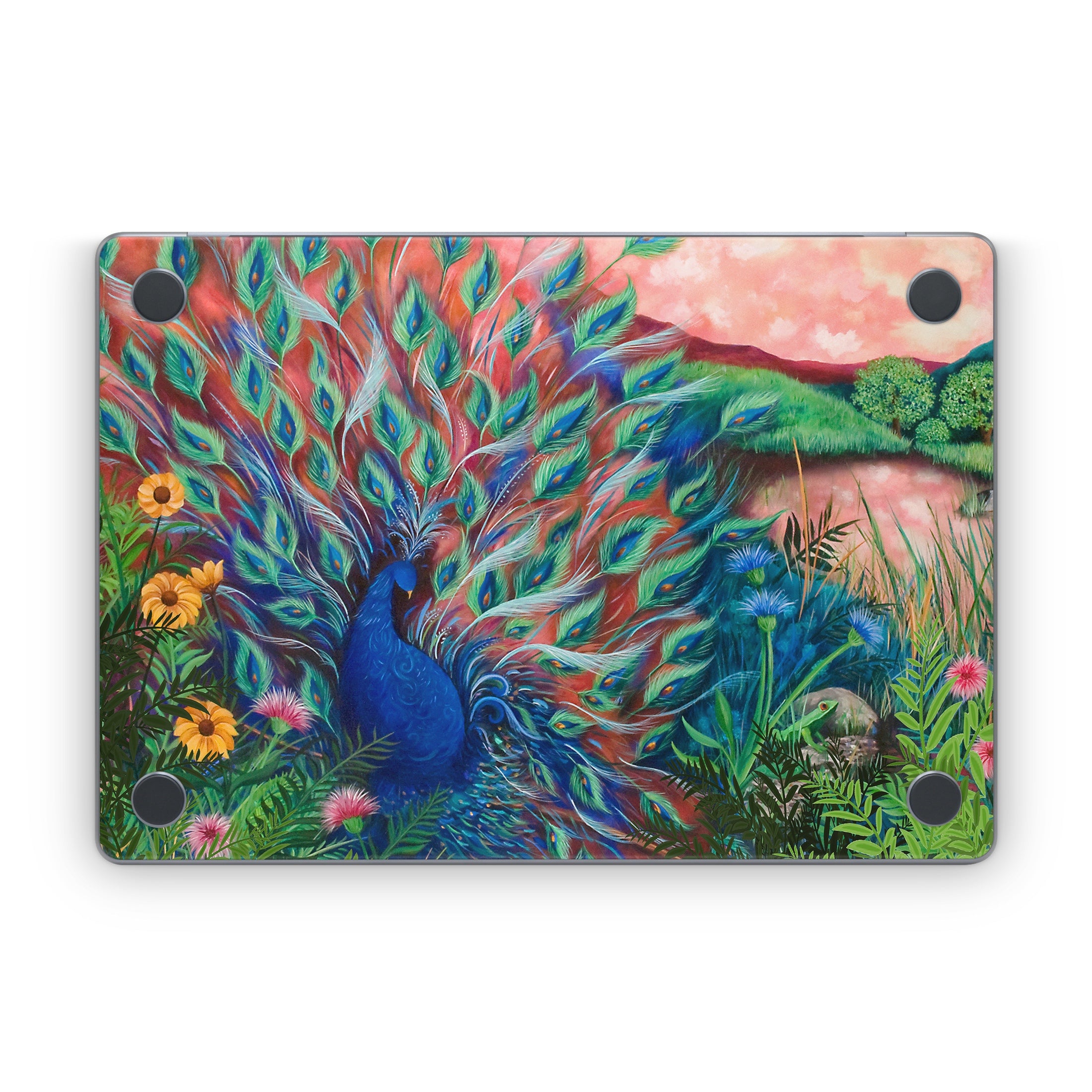 Coral Peacock - Apple MacBook Skin