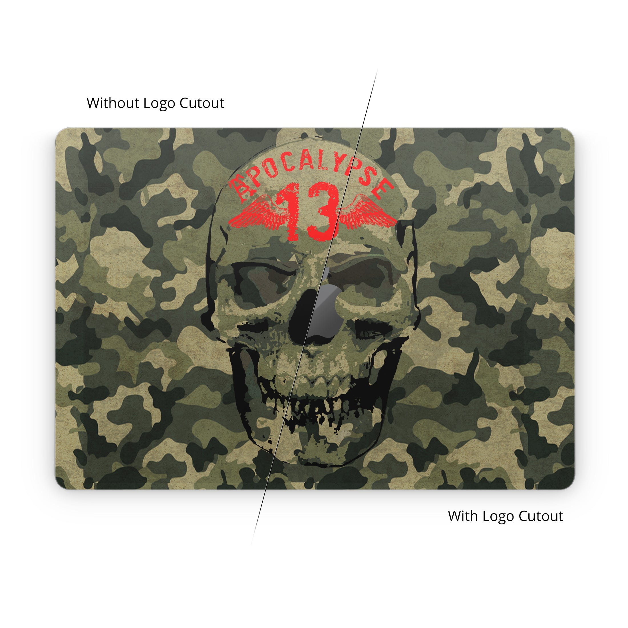 Camo Skull - Apple MacBook Skin