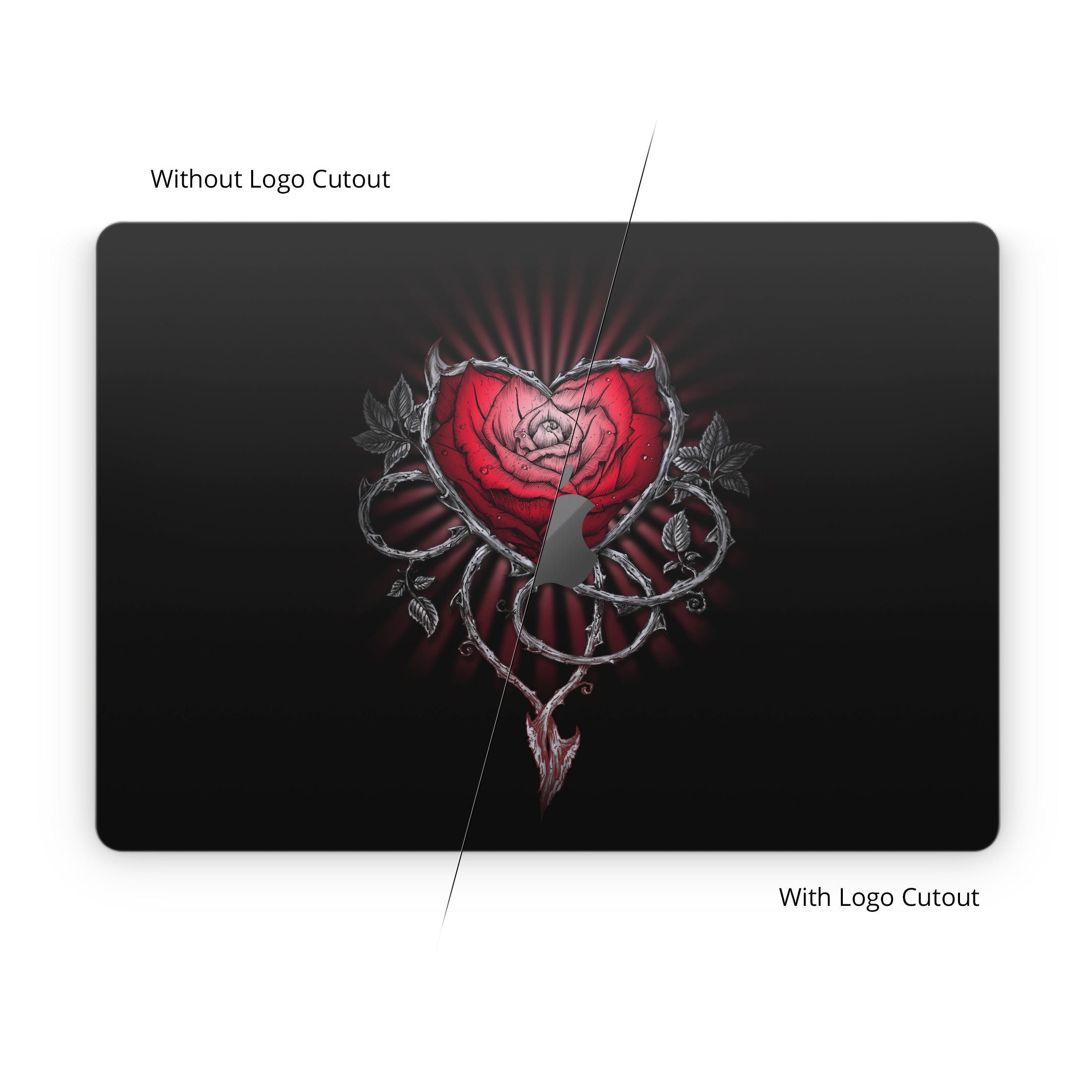 Devils Rose - Apple MacBook Skin