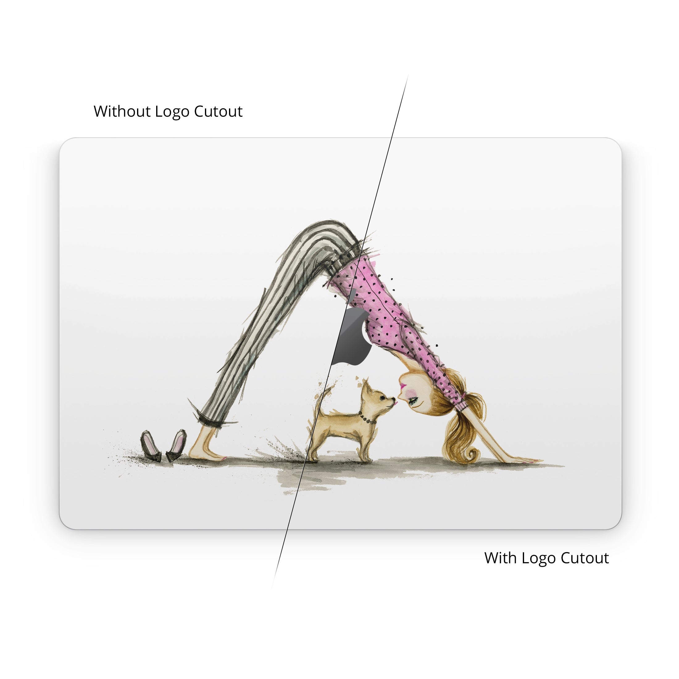 Downward Dog - Apple MacBook Skin